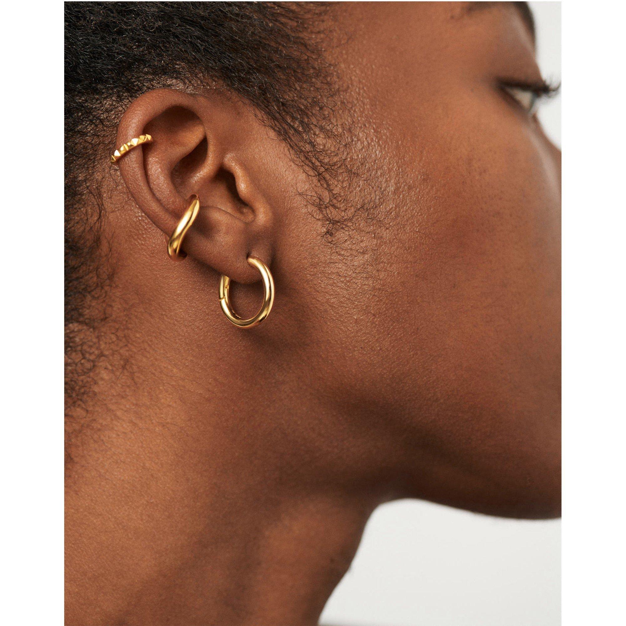 GOLD - Missoma - MEDIUM TUNNEL HOOPS09 - 5