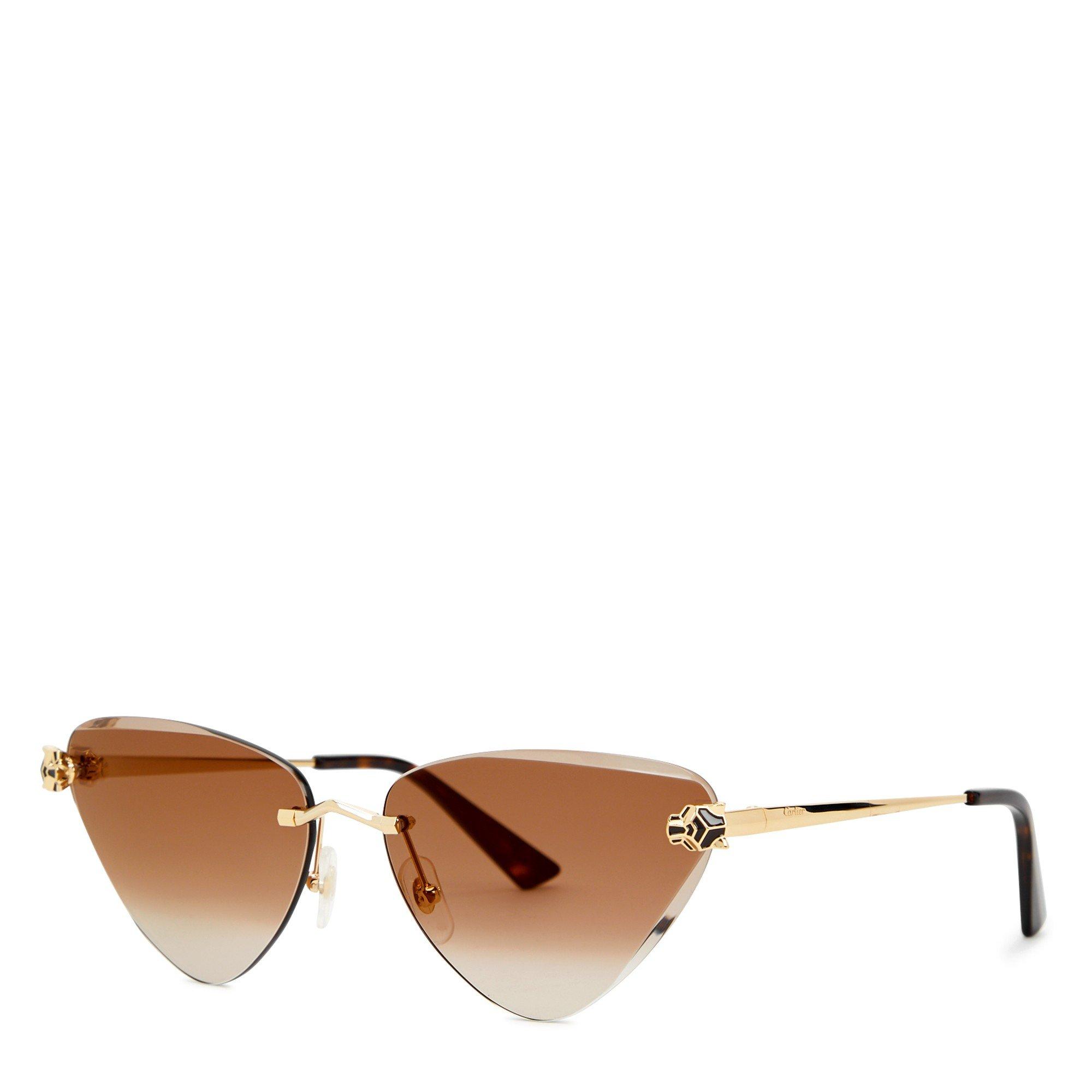 GOLD - Cartier - CAR F RIMLESS CAT EYE SG - 1