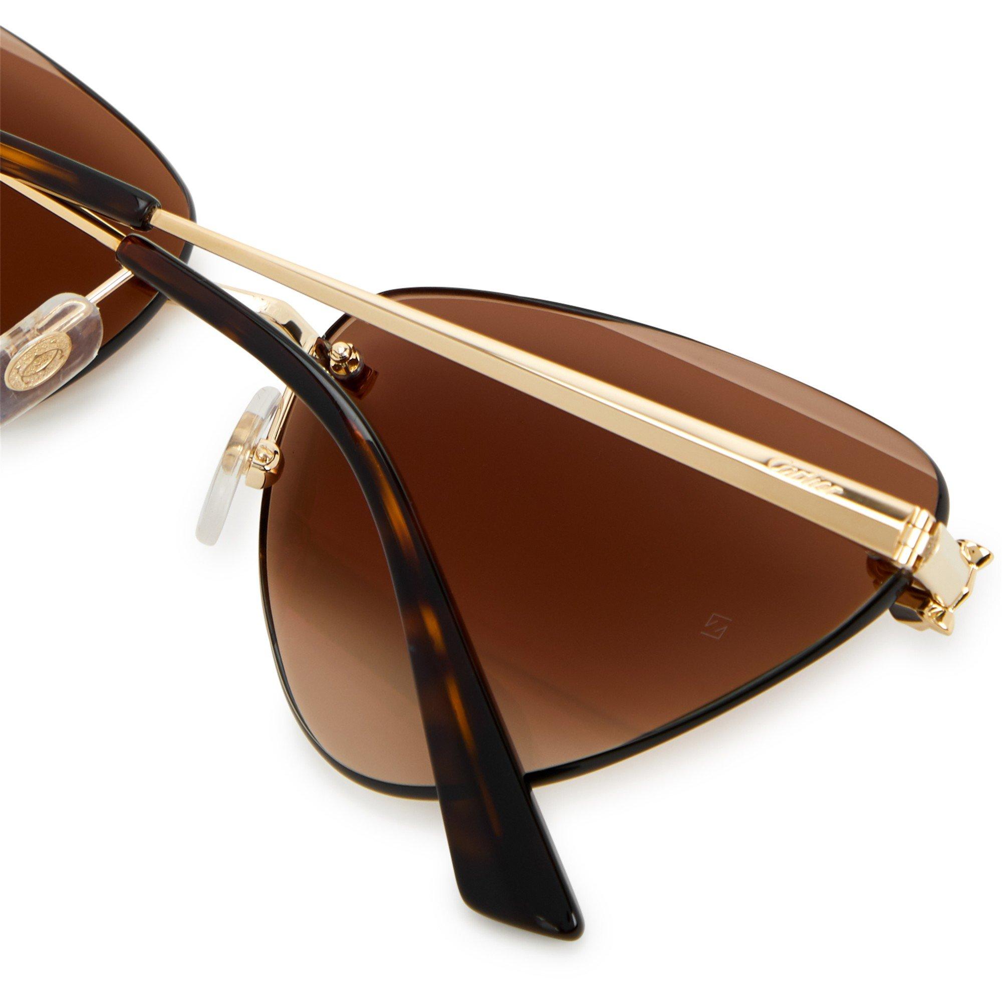 GOLD - Cartier - CAR F RIMLESS CAT EYE SG - 3