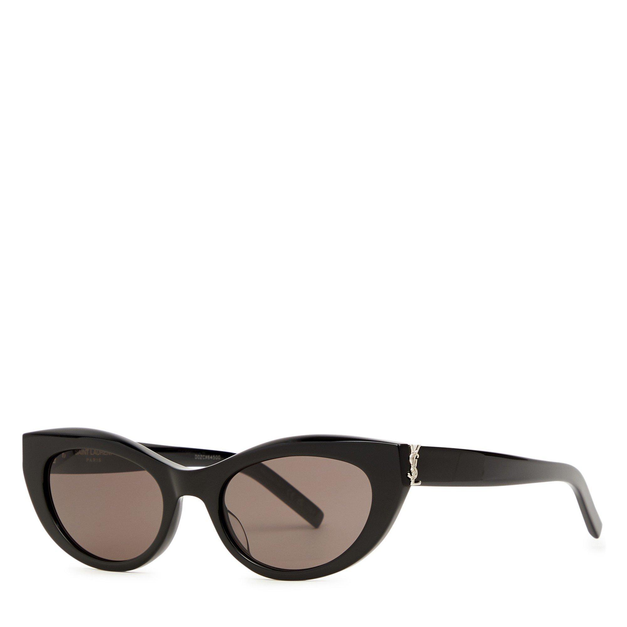 BLACK - Saint Laurent - SL F CAT EYE ACETATE SG