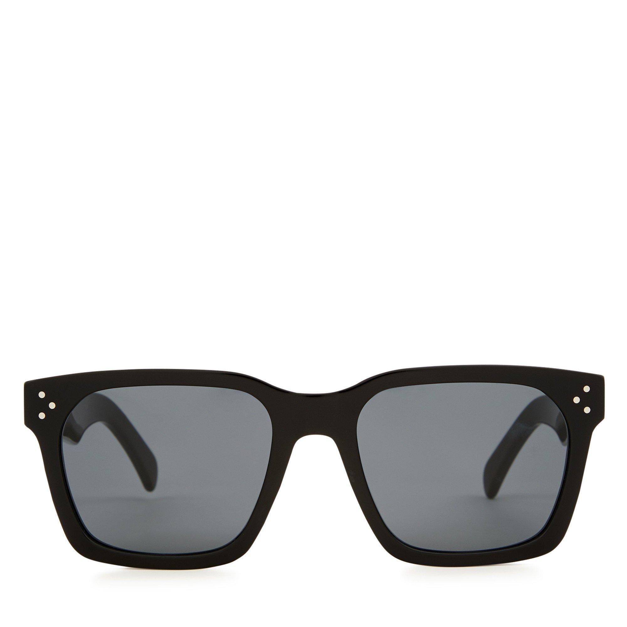 BLACK - Celine - Women's Acetate Wayfarer Sunglasses - 2