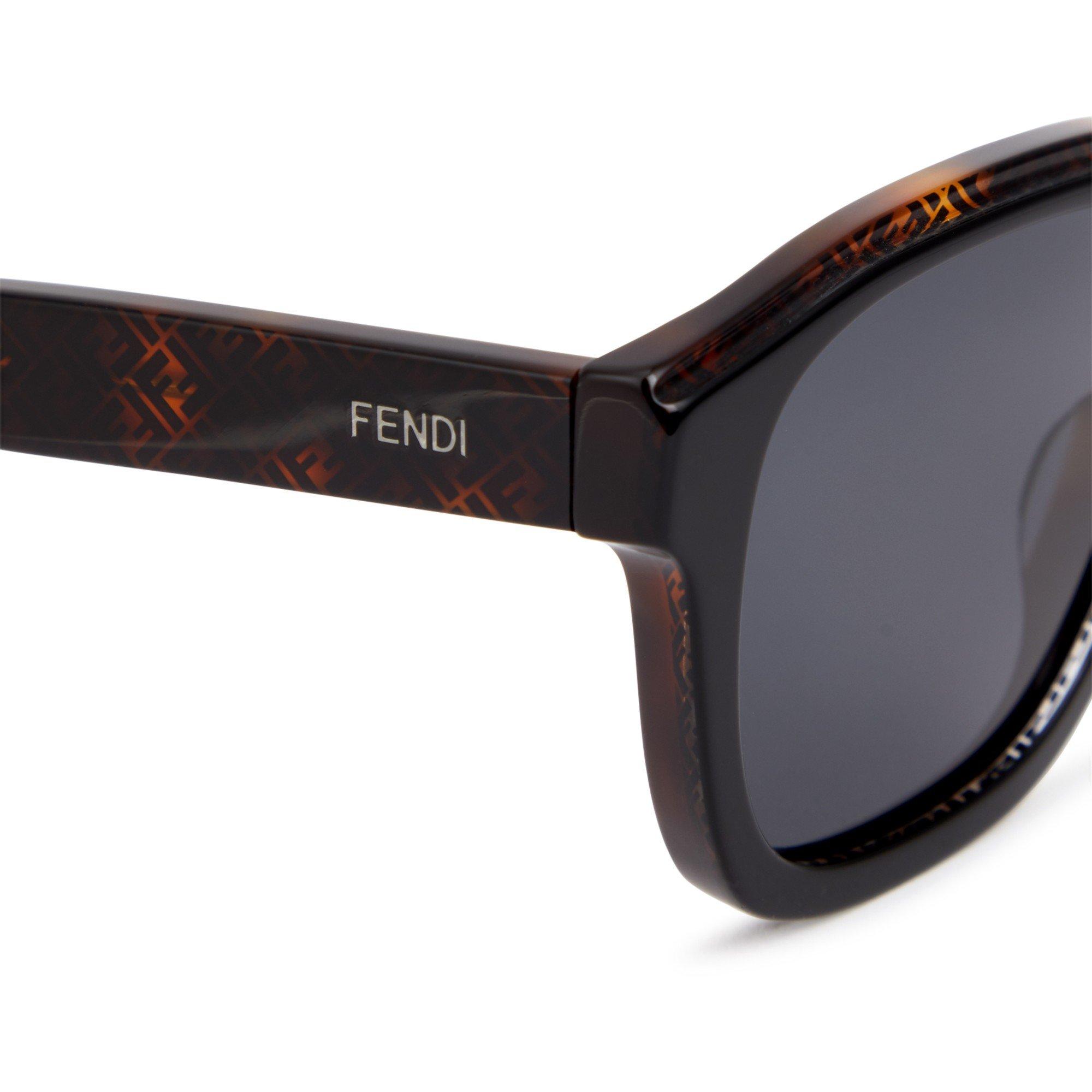 BLACK AND OTHER - Fendi - FEN M RECTANGLE ACETATE SG - 3