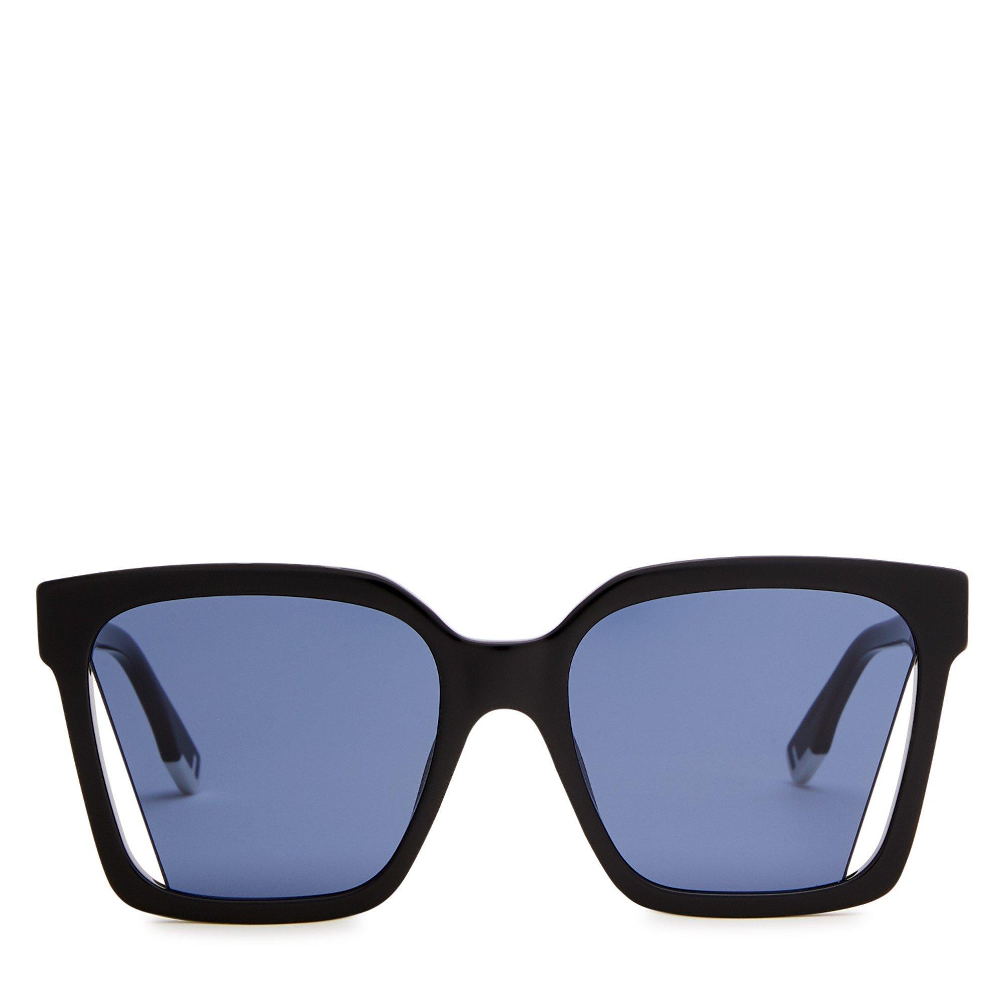BLACK - Fendi - FEN F SQUARE ACETATE SG