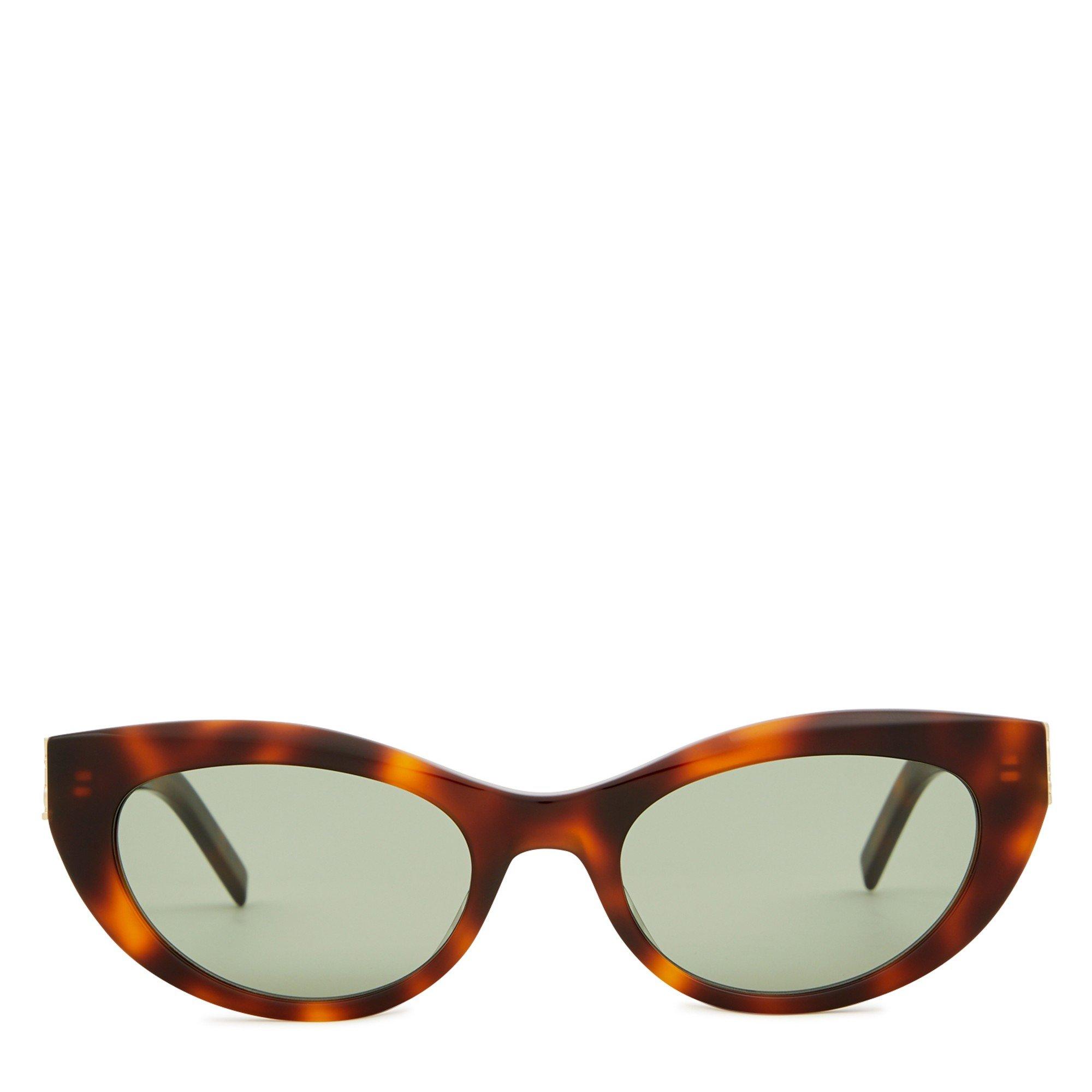 BROWN AND OTHER - Saint Laurent - SL F CAT EYE ACETATE SG - 2