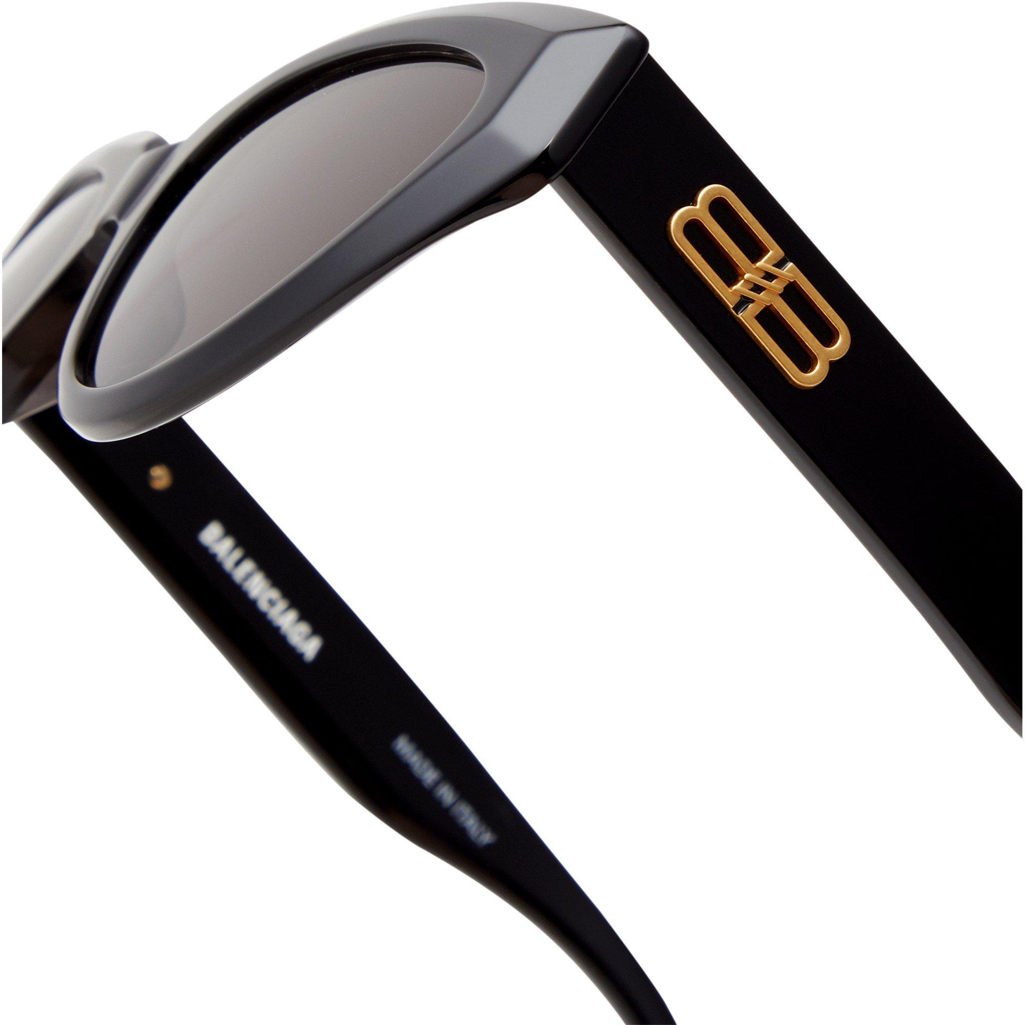 BLACK - Balenciaga - Women's Acetate Cat-Eye Sunglasses - 3