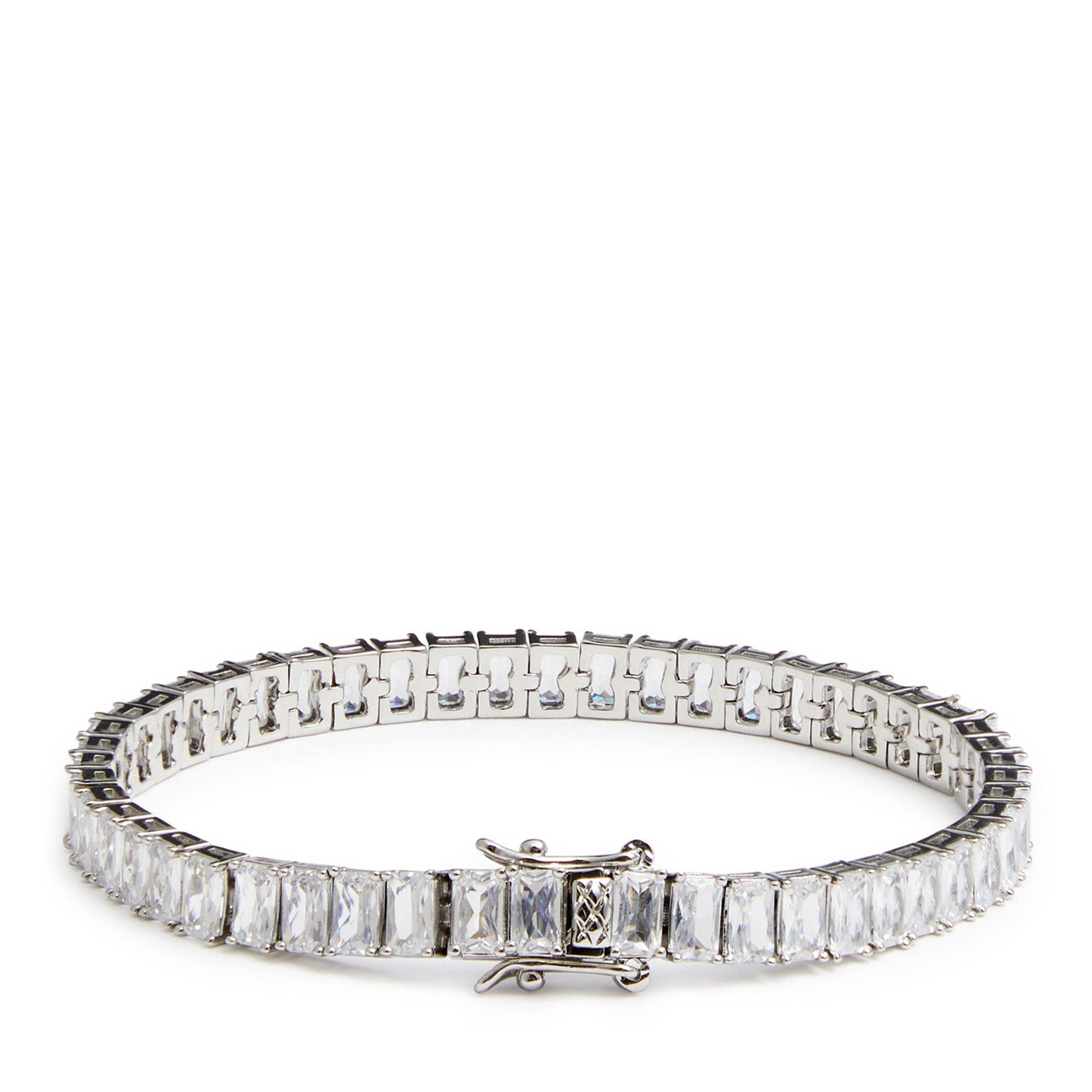 SILVER - Fallon - BAGUETTE TENNIS BRACELET - 2