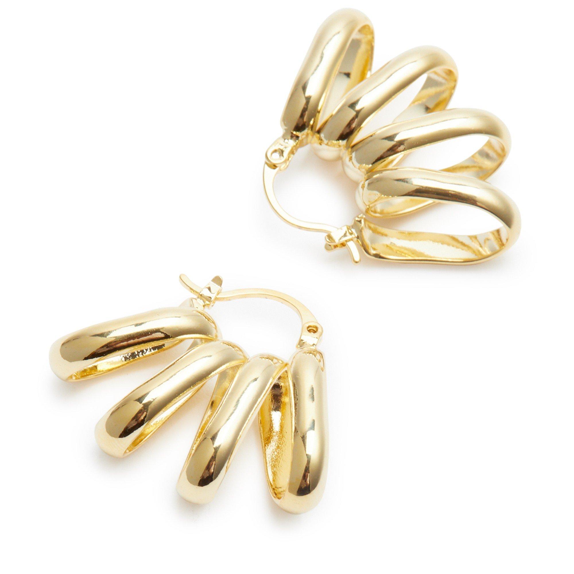 GOLD - Fallon - LAYERED LOOP HOOPS - 2