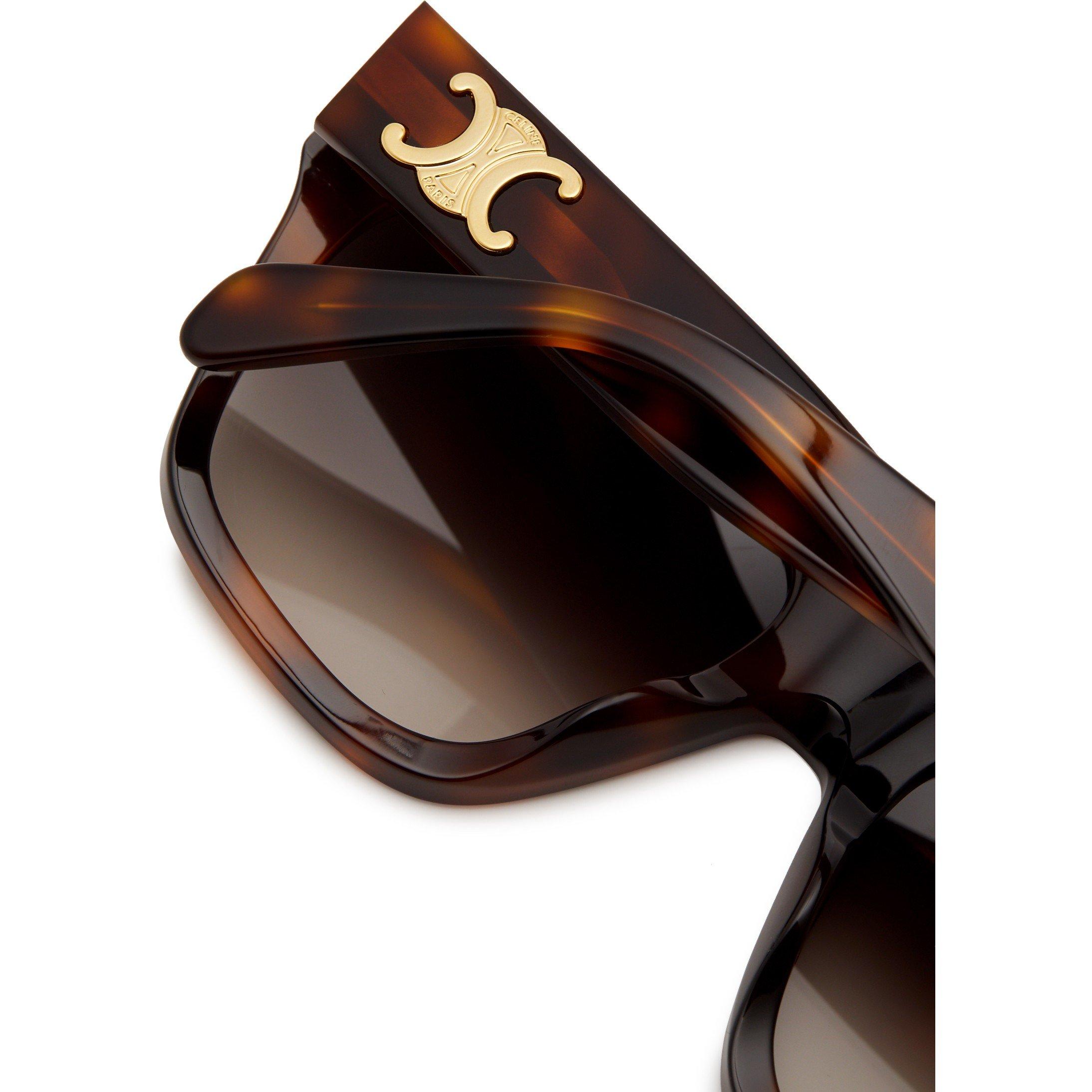BROWN OTHER - Celine - CEL F RECTANGLE ACETATE SG - 3