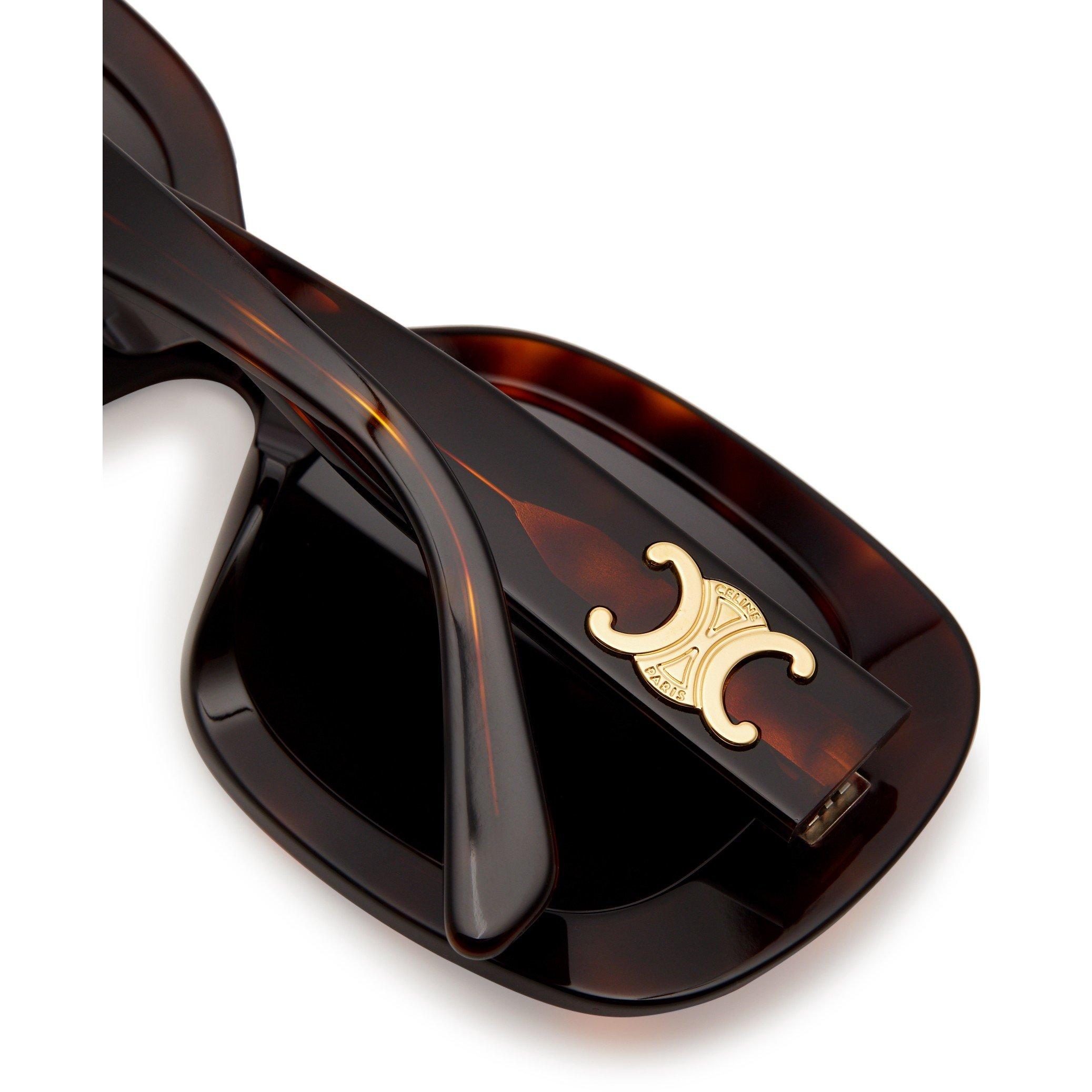 BROWN AND OTHER - Celine - CEL F OVERSIZED ACETATE SG - 3