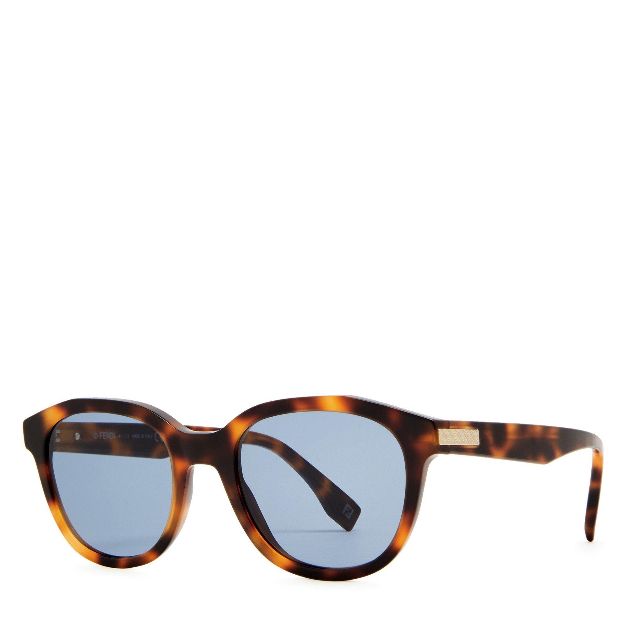 BROWN AND OTHER - Fendi - FEN U U ROUND ACETATE SG