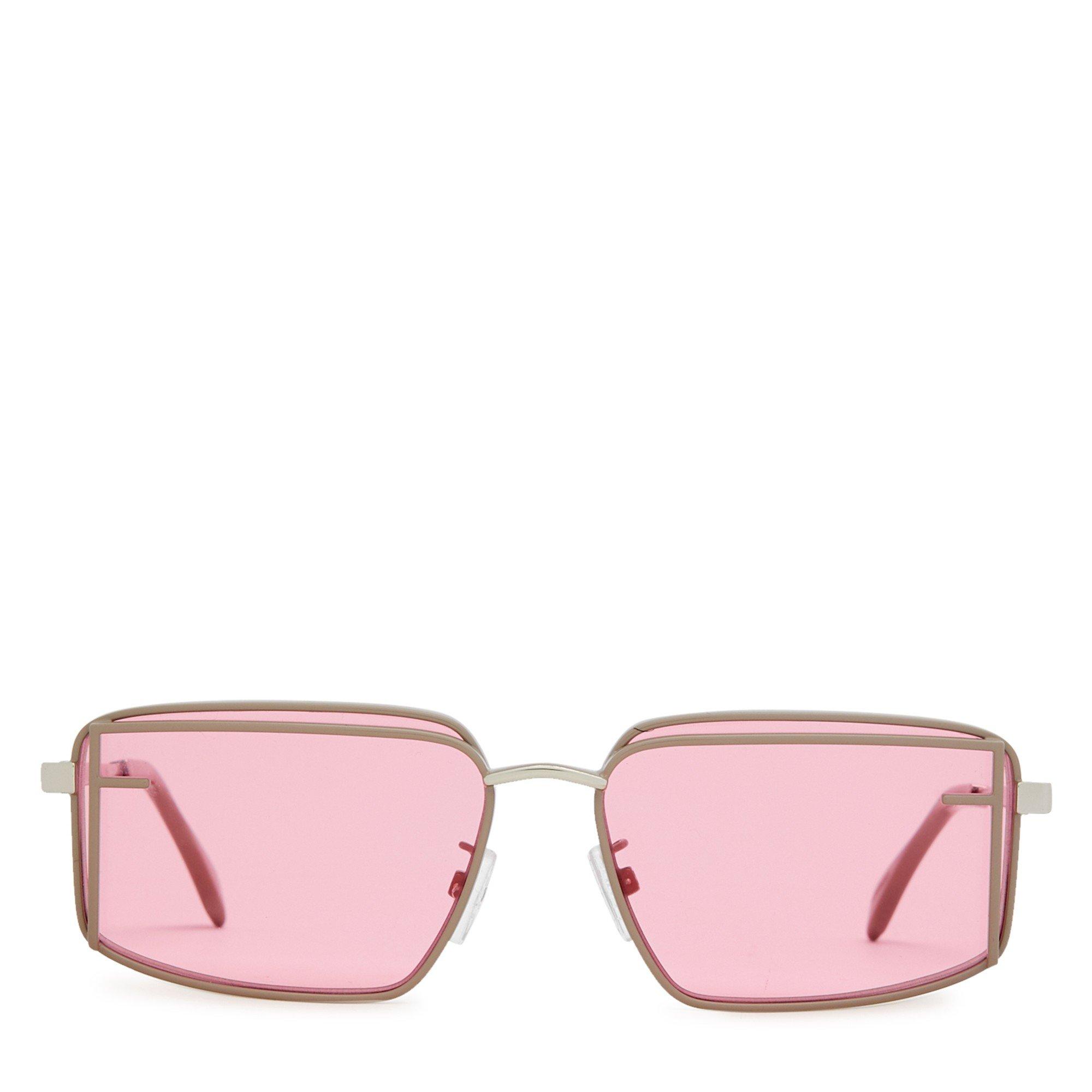 BROWN AND OTHER - Fendi - FEN F METAL RECTANGLE SG - 2