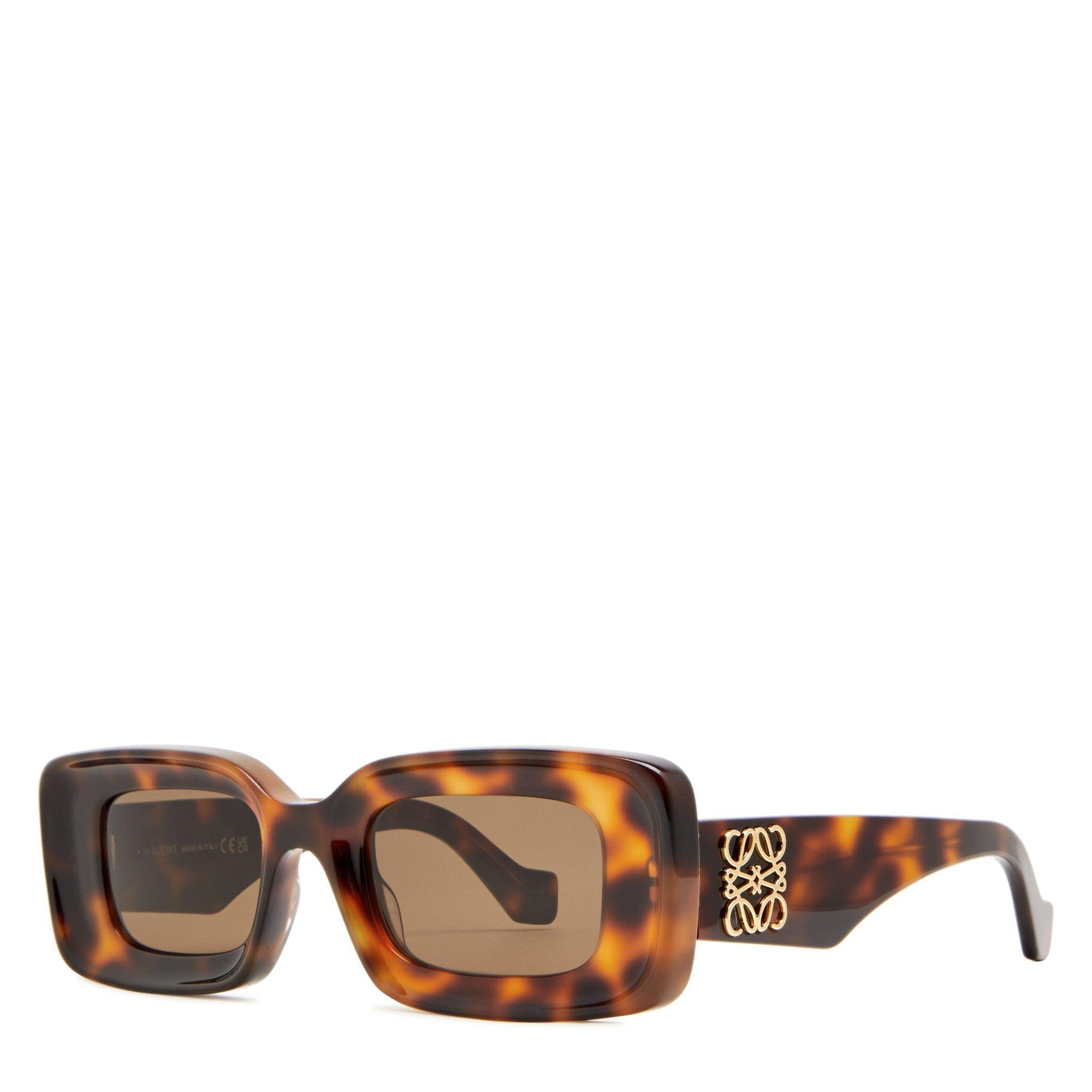 BROWN AND OTHER - Loewe - LOE F RECTANGLE ACETATE SG