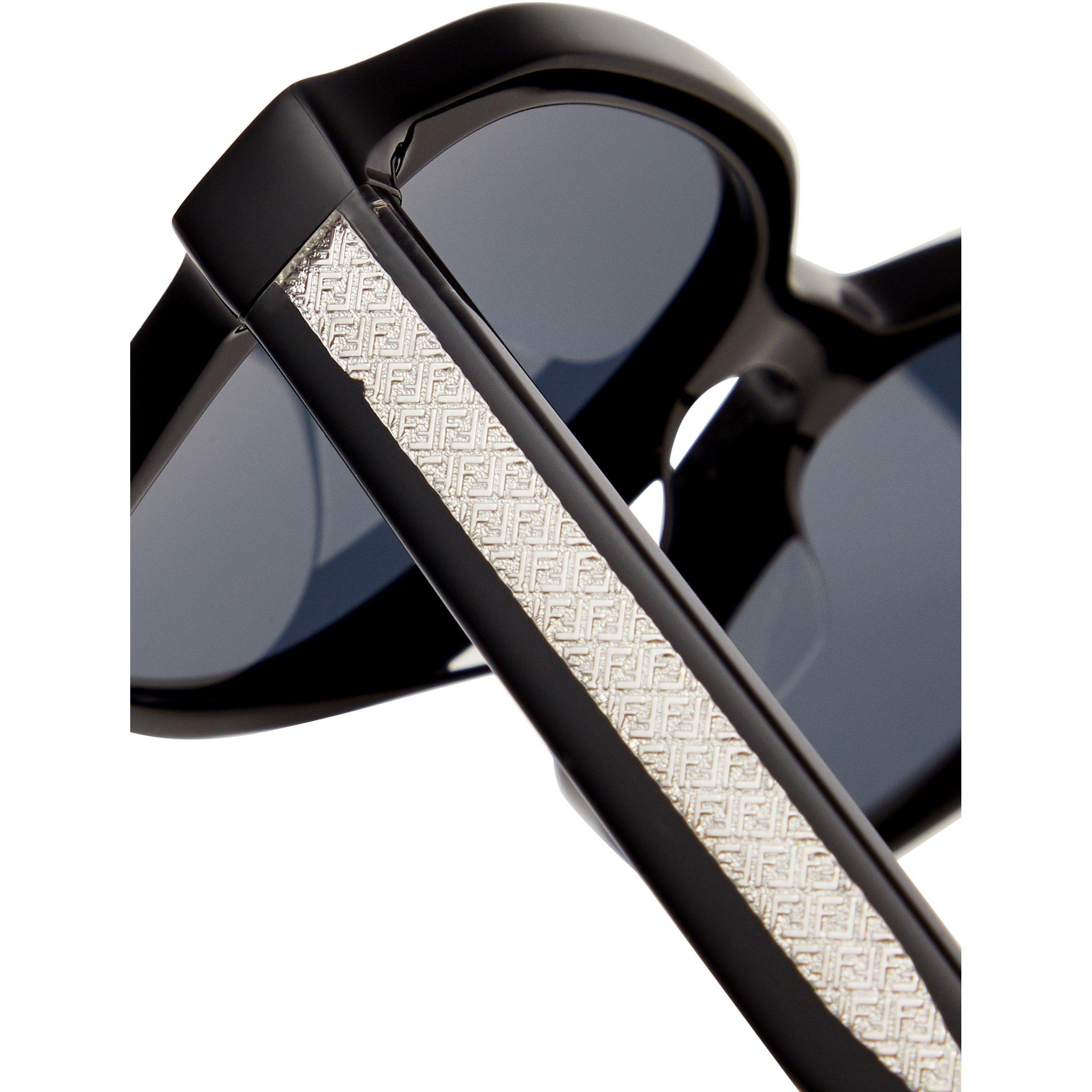 BLACK AND OTHER - Fendi - FEN M SQUARE ACETATE SG - 3