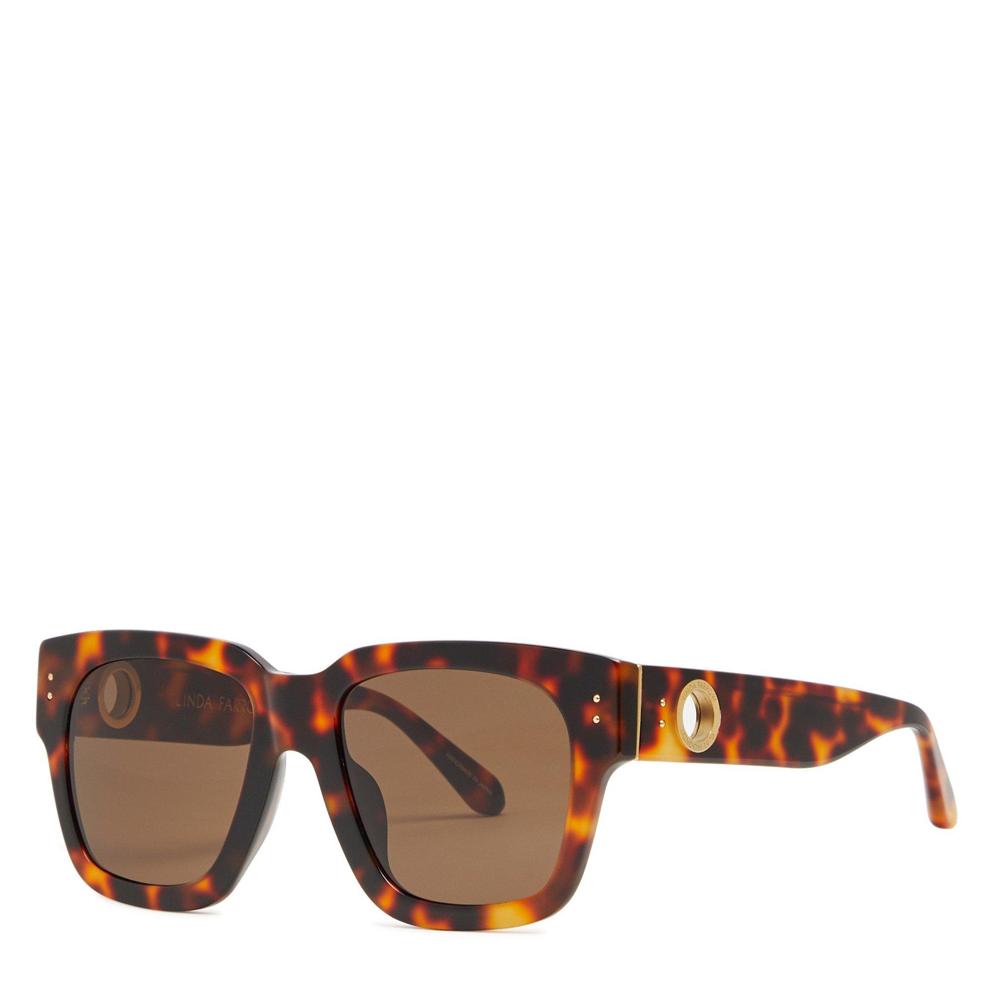 BROWN AND OTHER - Linda Farrow - AMBER F T-SHELL YELLOW GOLD BR - 1