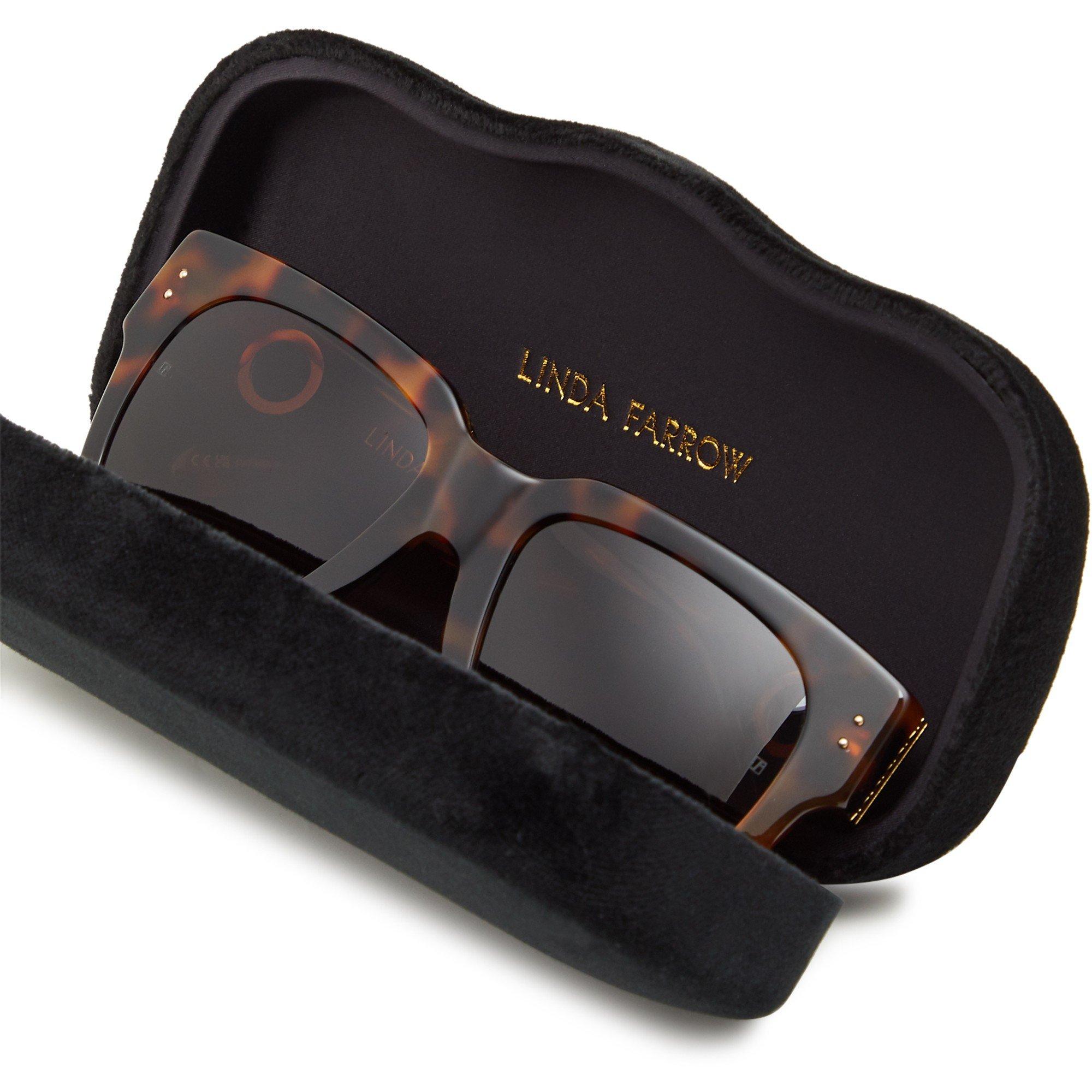 BROWN AND OTHER - Linda Farrow - AMBER F T-SHELL YELLOW GOLD BR - 4