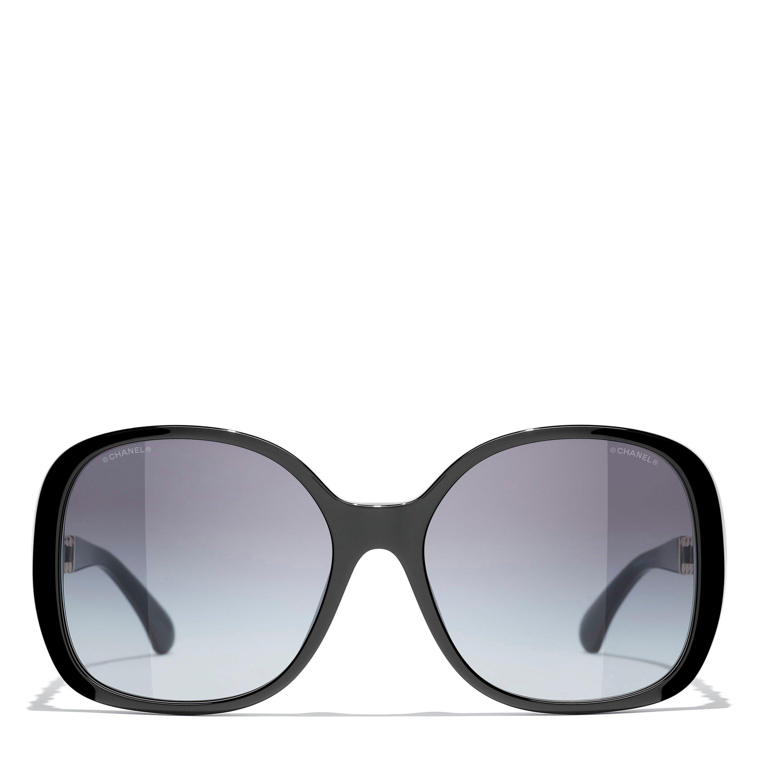 BLACK AND GREY - CHANEL - CHANEL F BUTTERFLY ACETATE SG - 2