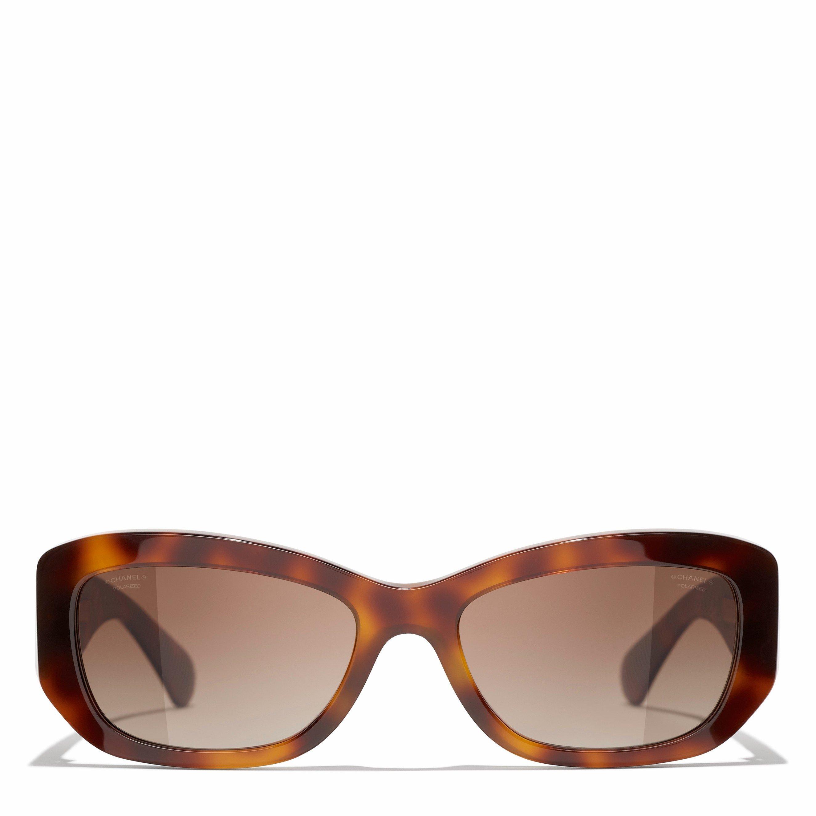 BROWN HAVANA - CHANEL - CHANEL F RECTANGLE ACETATE SG - 2