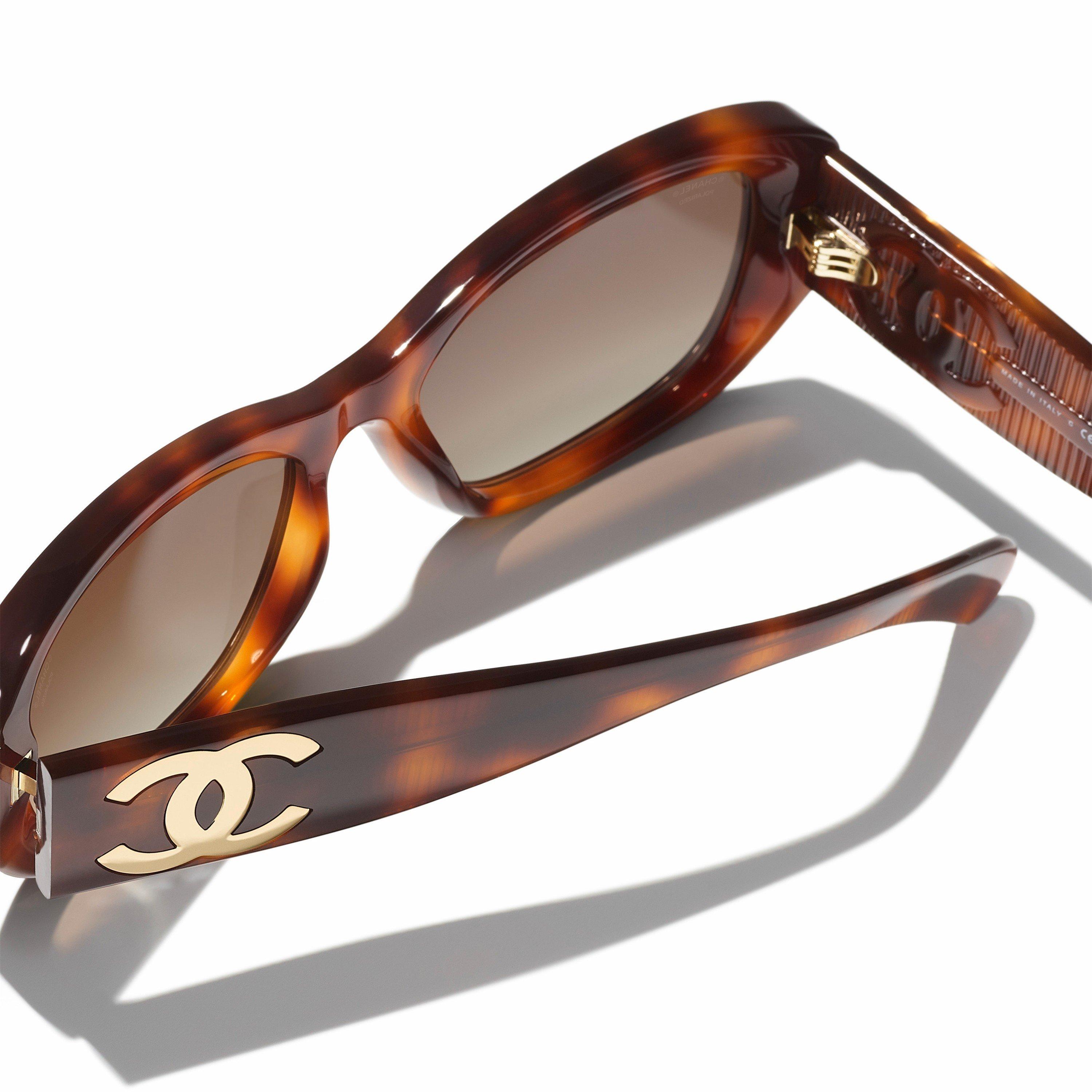BROWN HAVANA - CHANEL - CHANEL F RECTANGLE ACETATE SG - 4