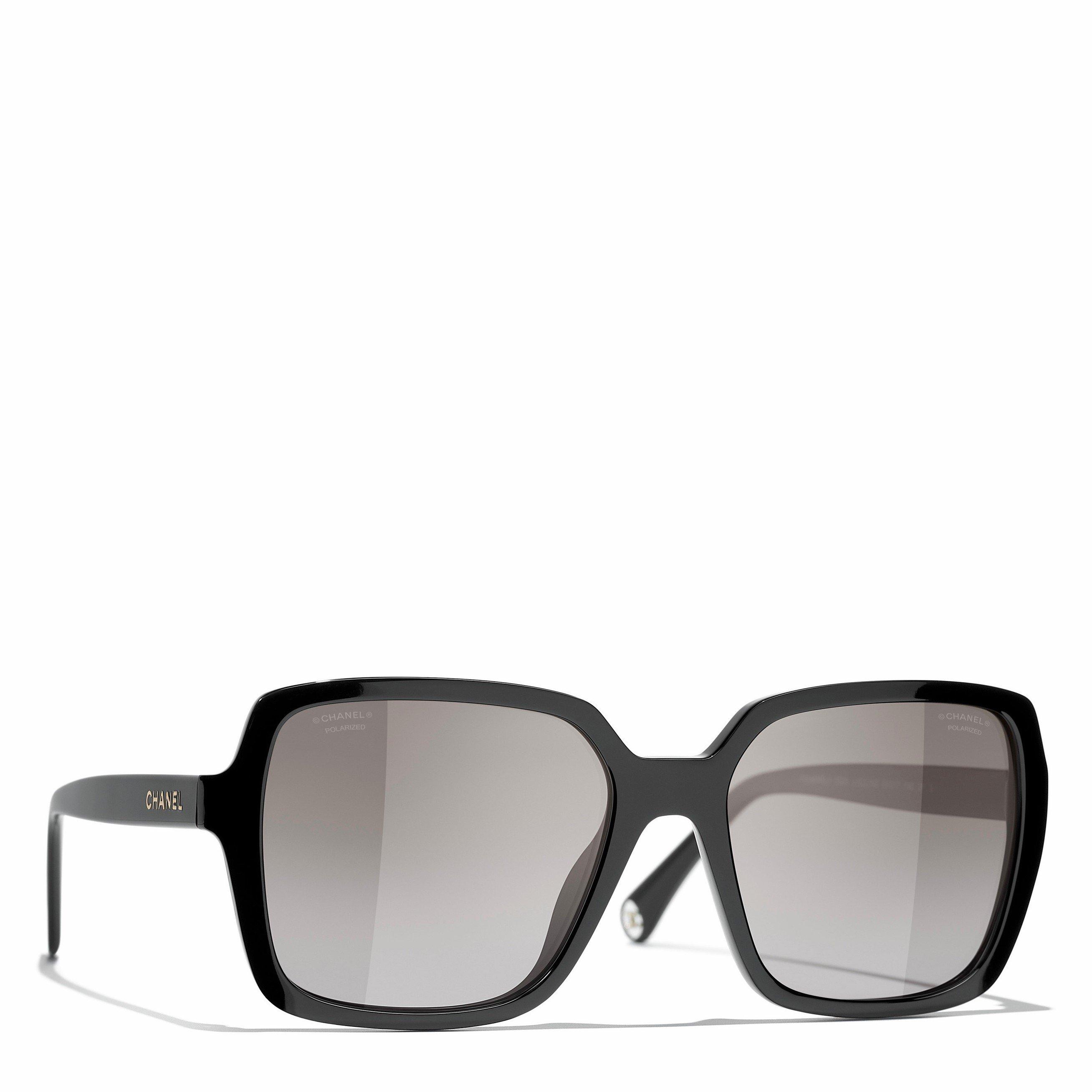 BLACK AND GREY - CHANEL - CHANEL F ACETATE SQUARE SG - 1