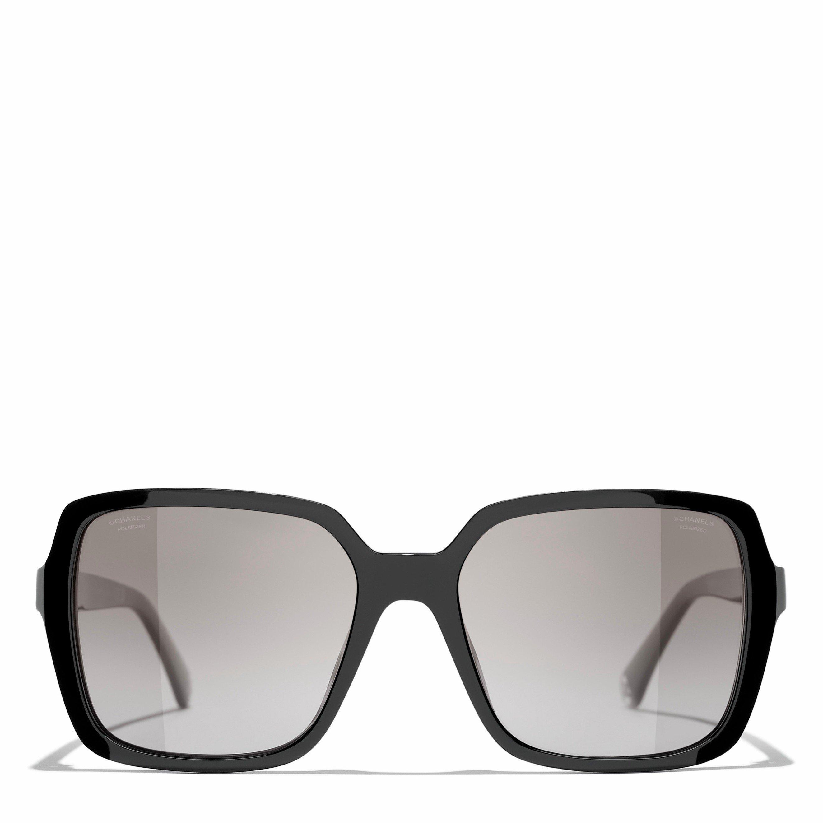 BLACK AND GREY - CHANEL - CHANEL F ACETATE SQUARE SG - 2