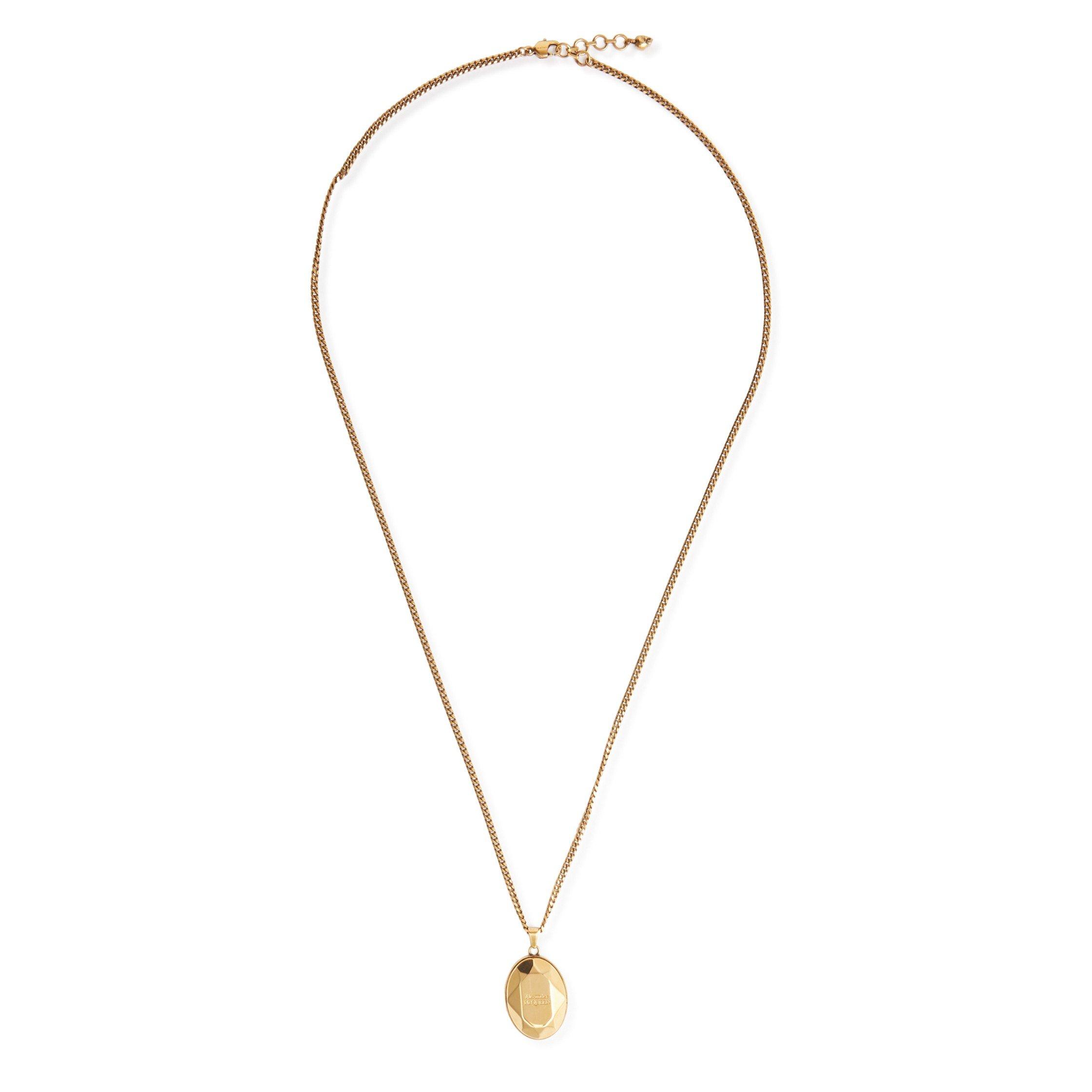 GOLD - Alexander McQueen - FACETED STONE NECKLACE - 1