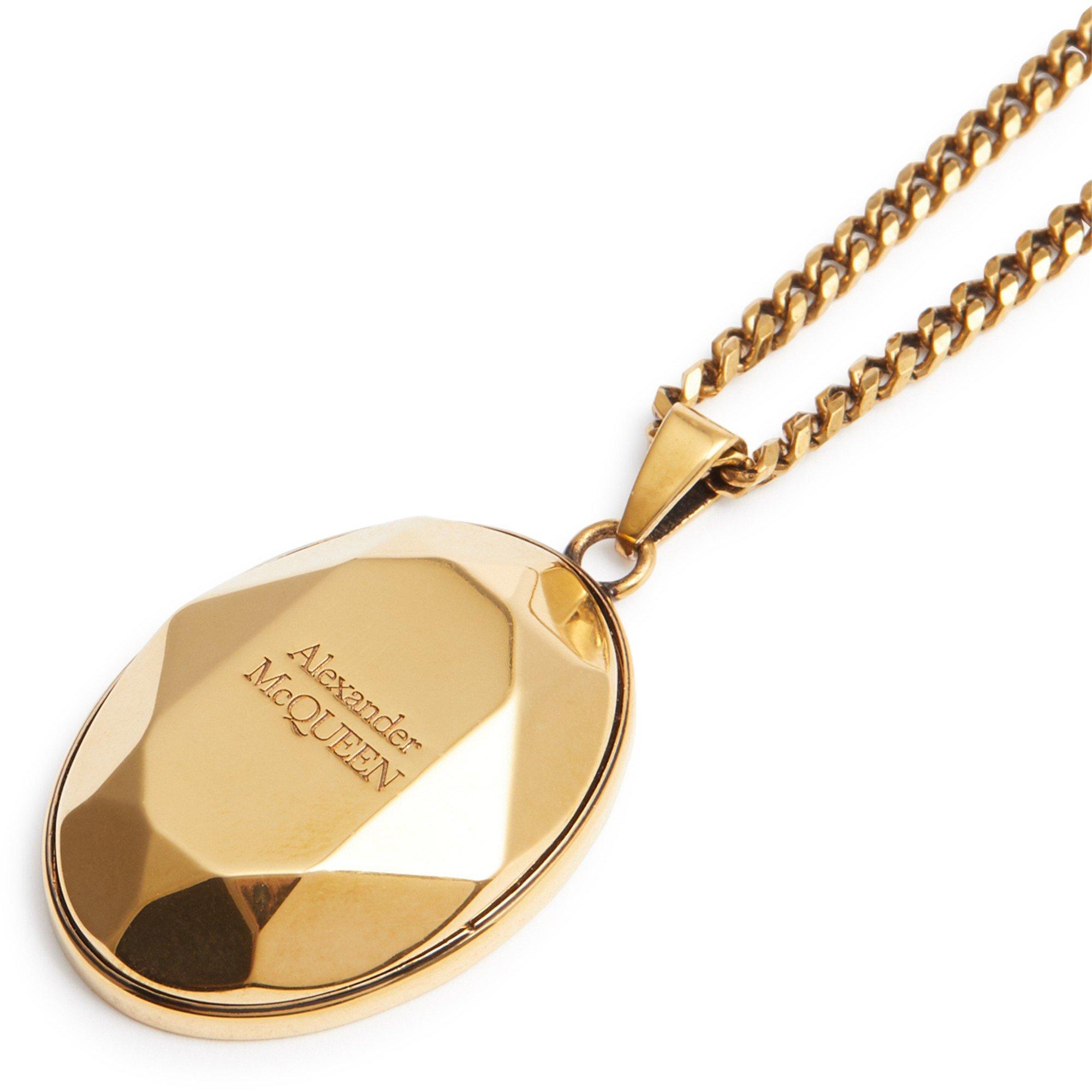 GOLD - Alexander McQueen - FACETED STONE NECKLACE - 2