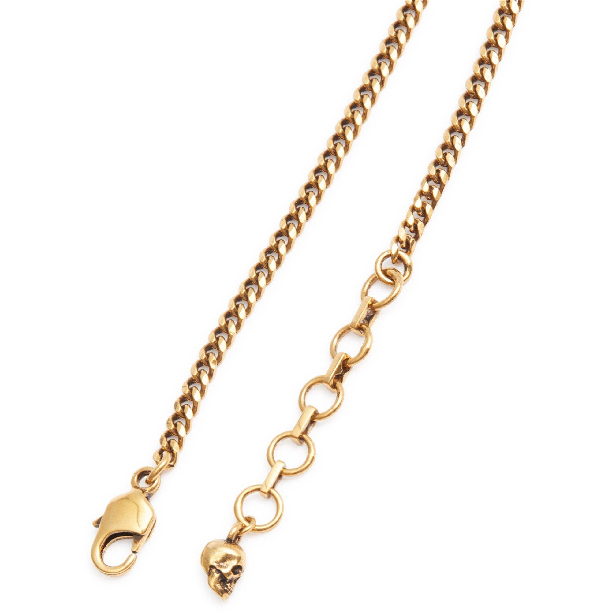GOLD - Alexander McQueen - FACETED STONE NECKLACE - 4