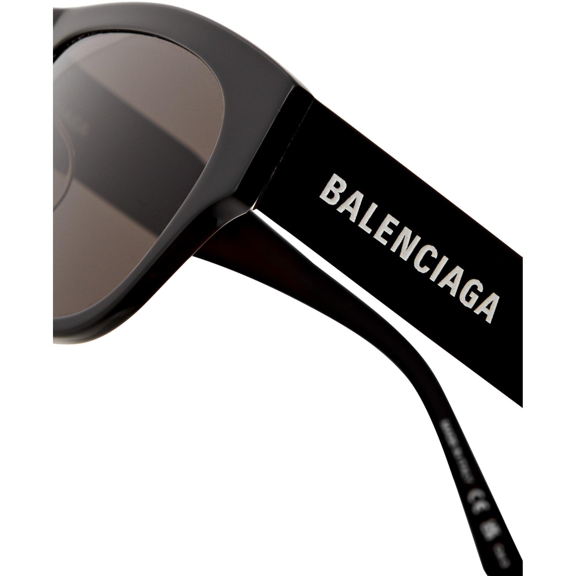 BLACK AND OTHER - Balenciaga - BAL M RECTANGLE ACETATE SG - 3