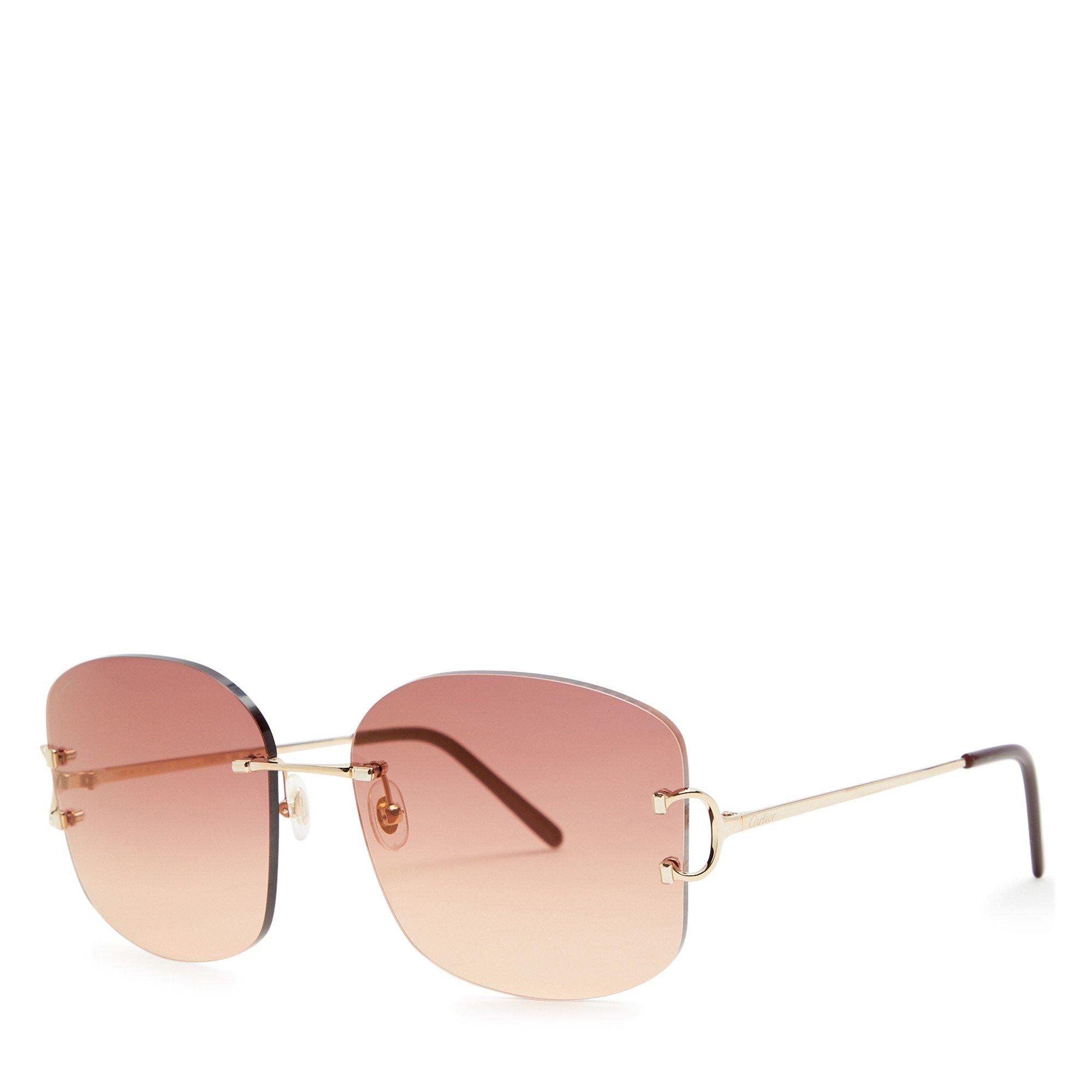 PINK AND OTHER - Cartier - CTR OMBRE LENSE RIMLESS SG - 1