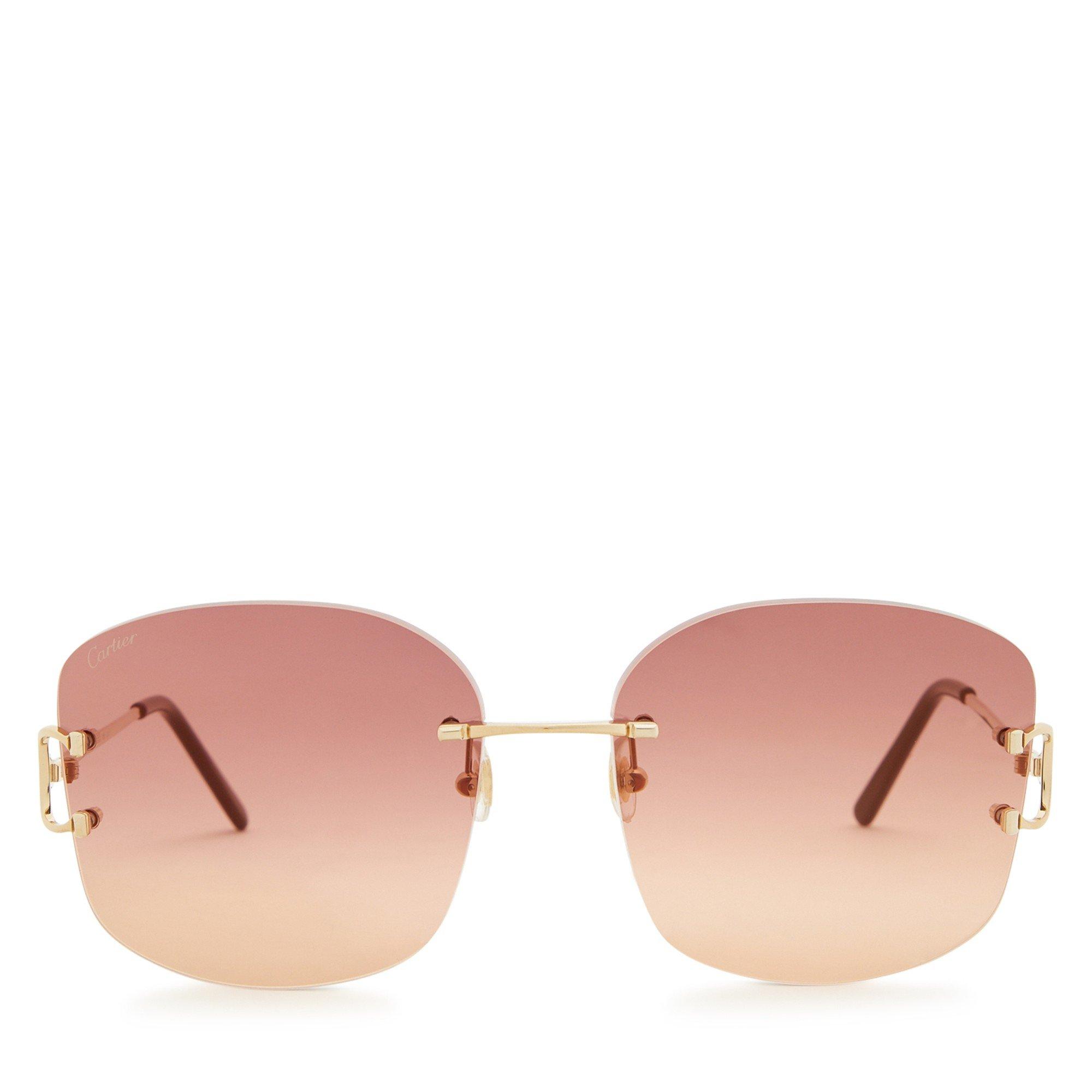 PINK AND OTHER - Cartier - CTR OMBRE LENSE RIMLESS SG - 2