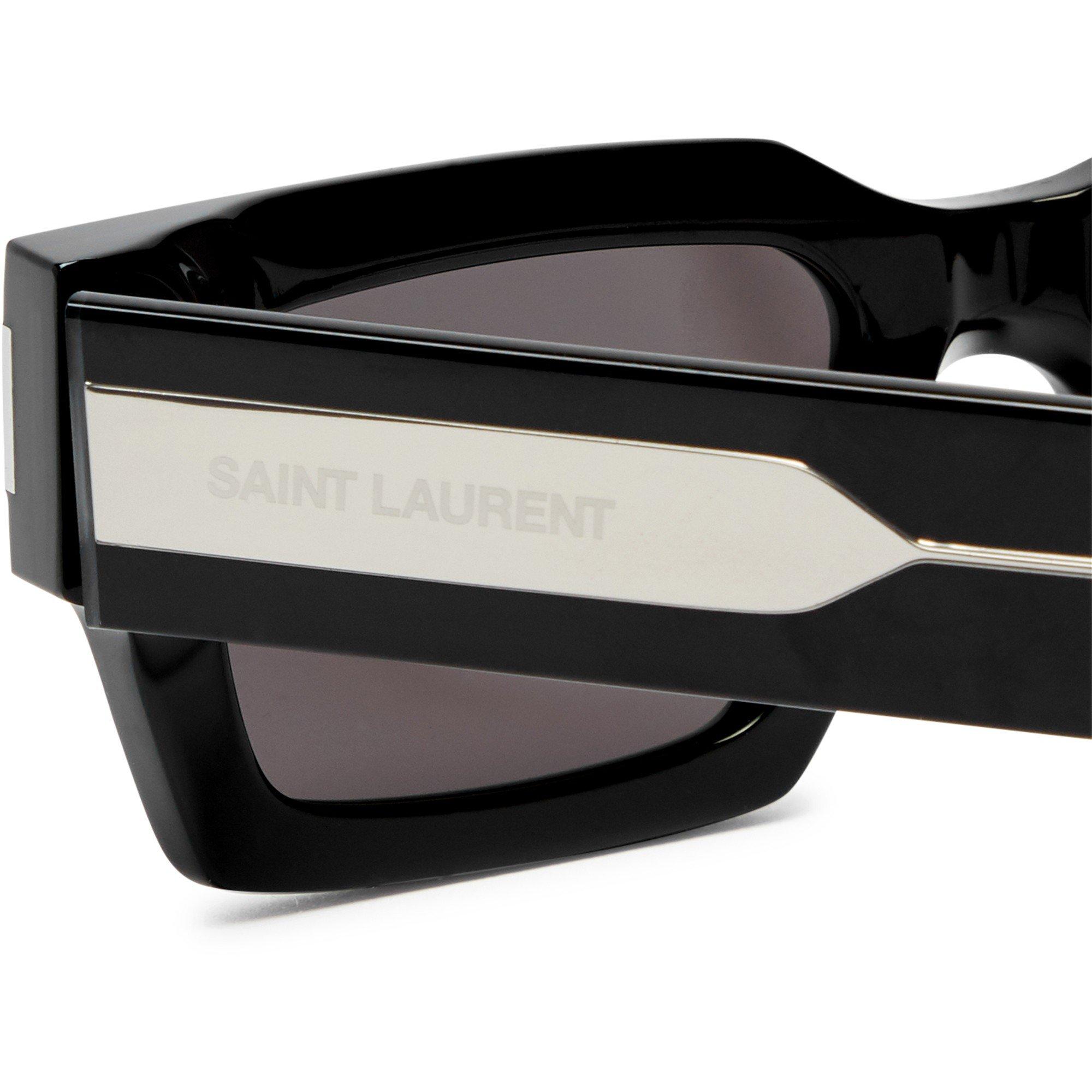 BLACK - Saint Laurent - SL U D FRAME CHUNKT ACETATE - 3