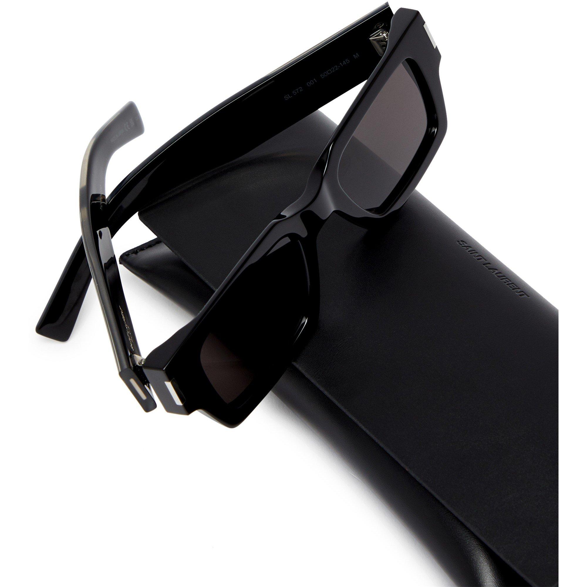 BLACK - Saint Laurent - SL U D FRAME CHUNKT ACETATE - 4