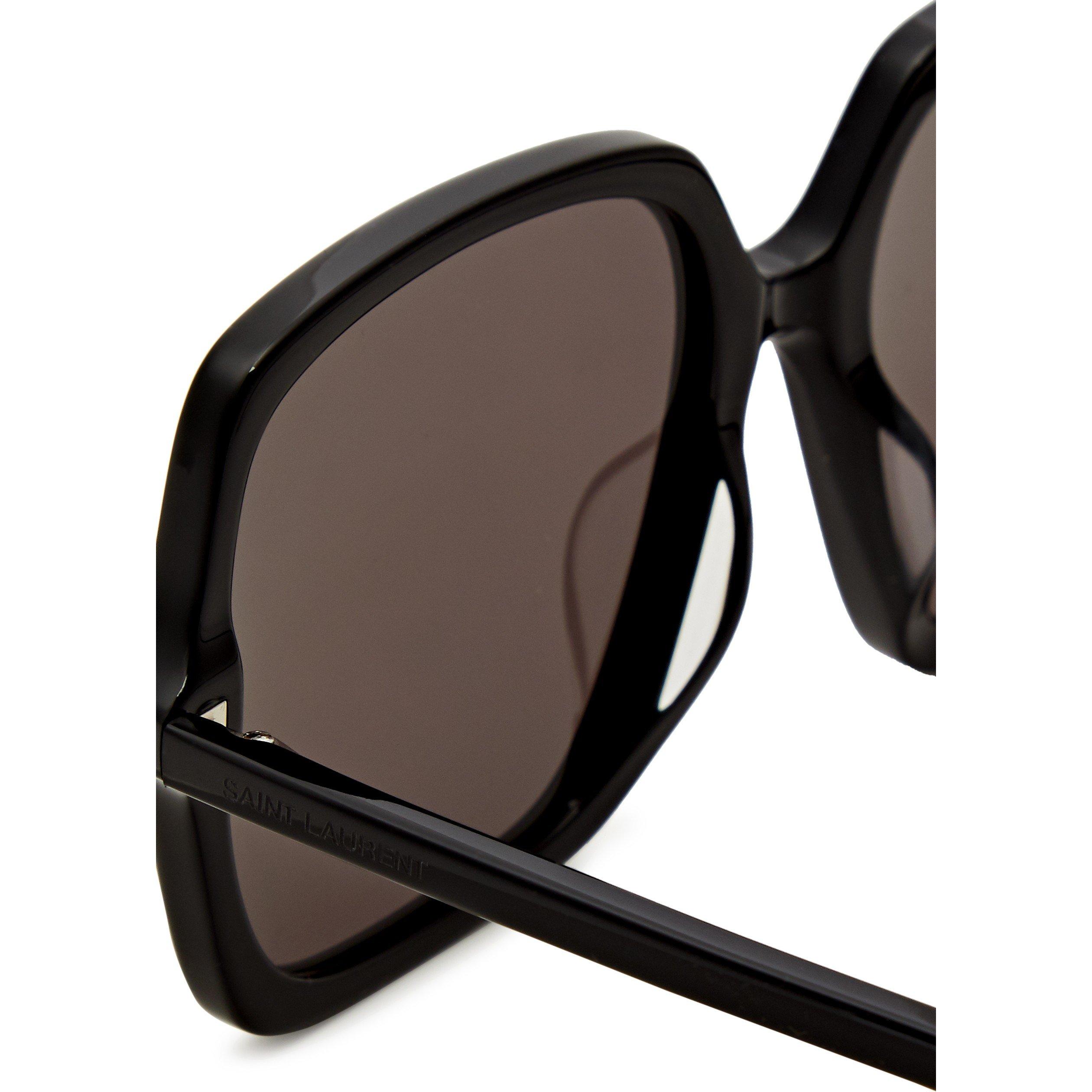BLACK - Saint Laurent - SL F OVERSIZED SQUARE - 3