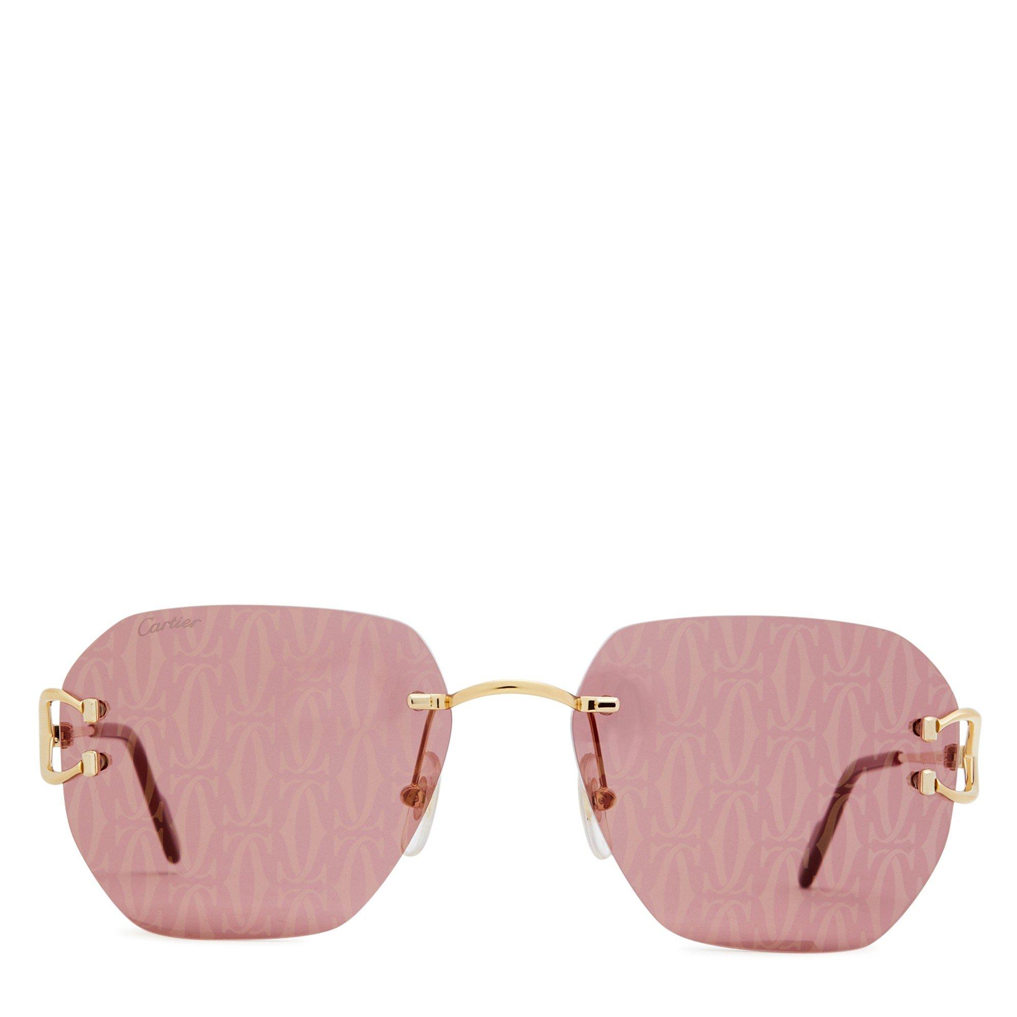 GOLD - Cartier - CART U RIMBLESS LOGO LENSE - 2
