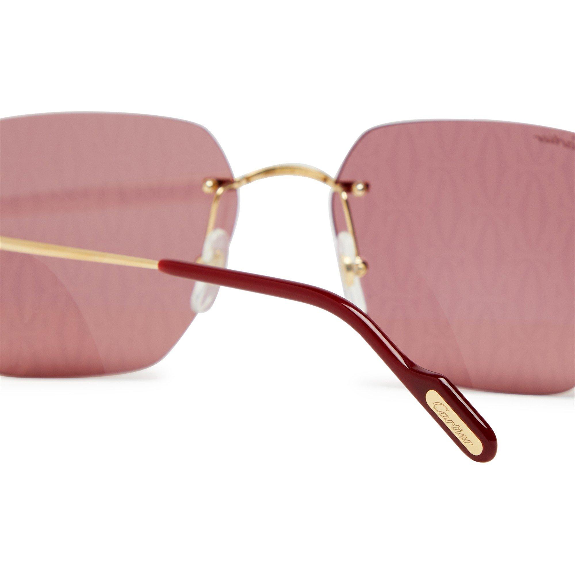 GOLD - Cartier - CART U RIMBLESS LOGO LENSE - 3