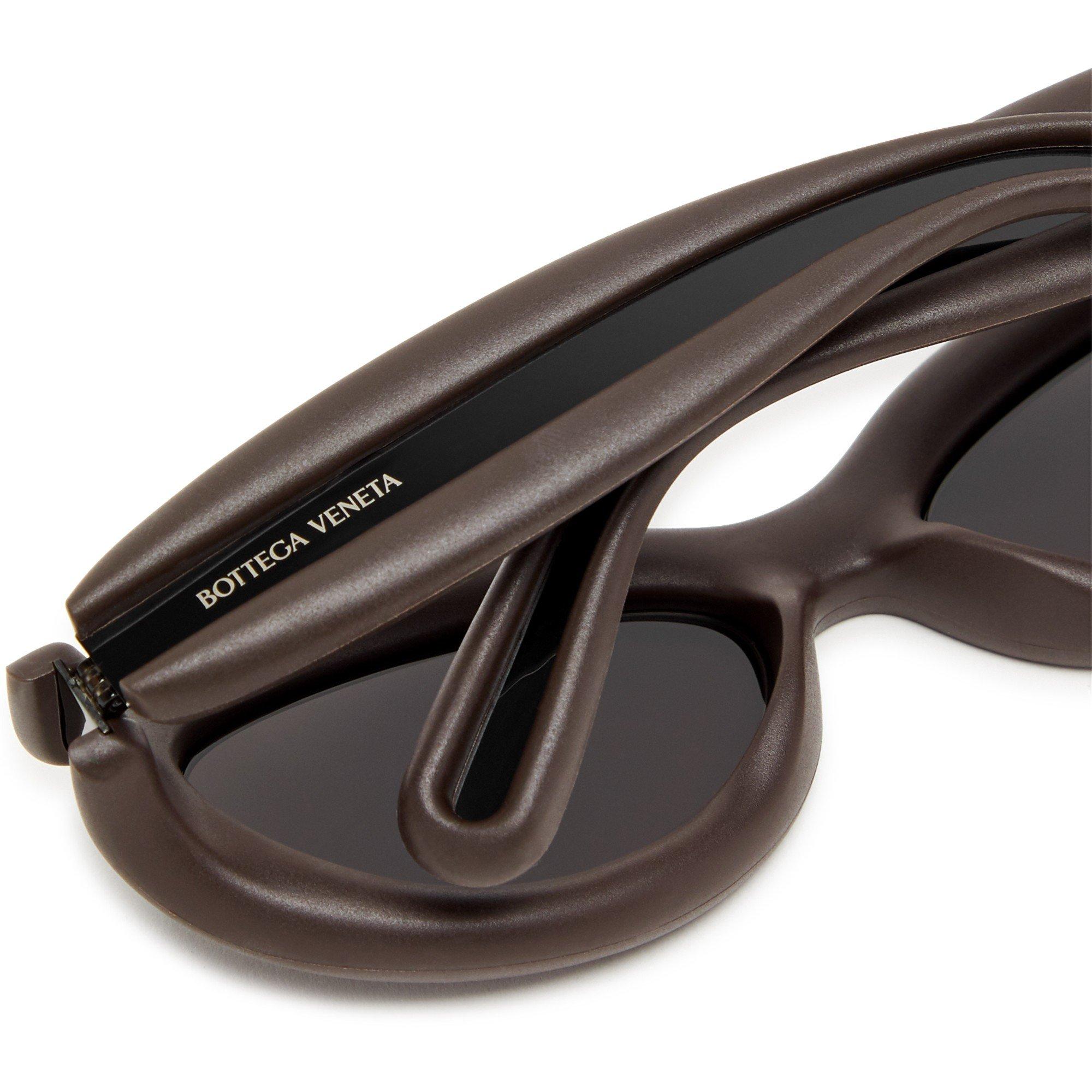 BLACK - Bottega Veneta - BV U ROUND BUBBLE SG - 4