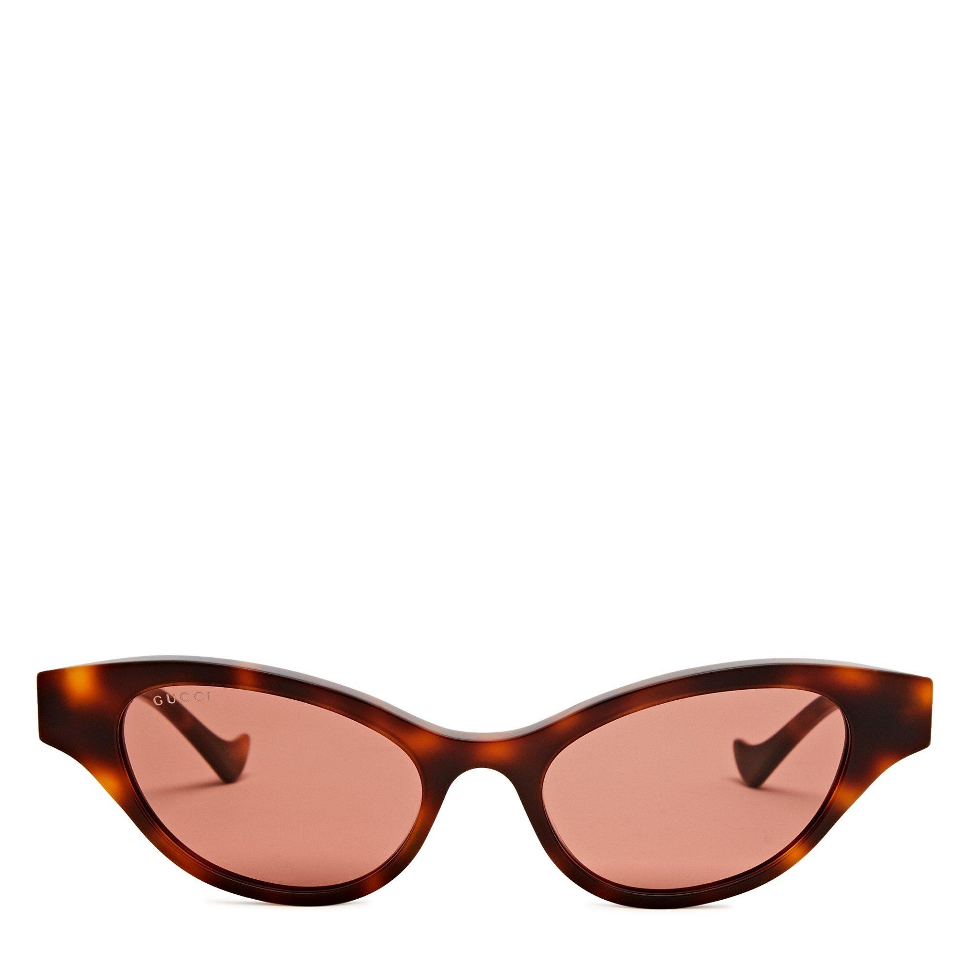 BROWN HAVANA - Gucci - G F CAT EYE TINTED ACETATE - 2
