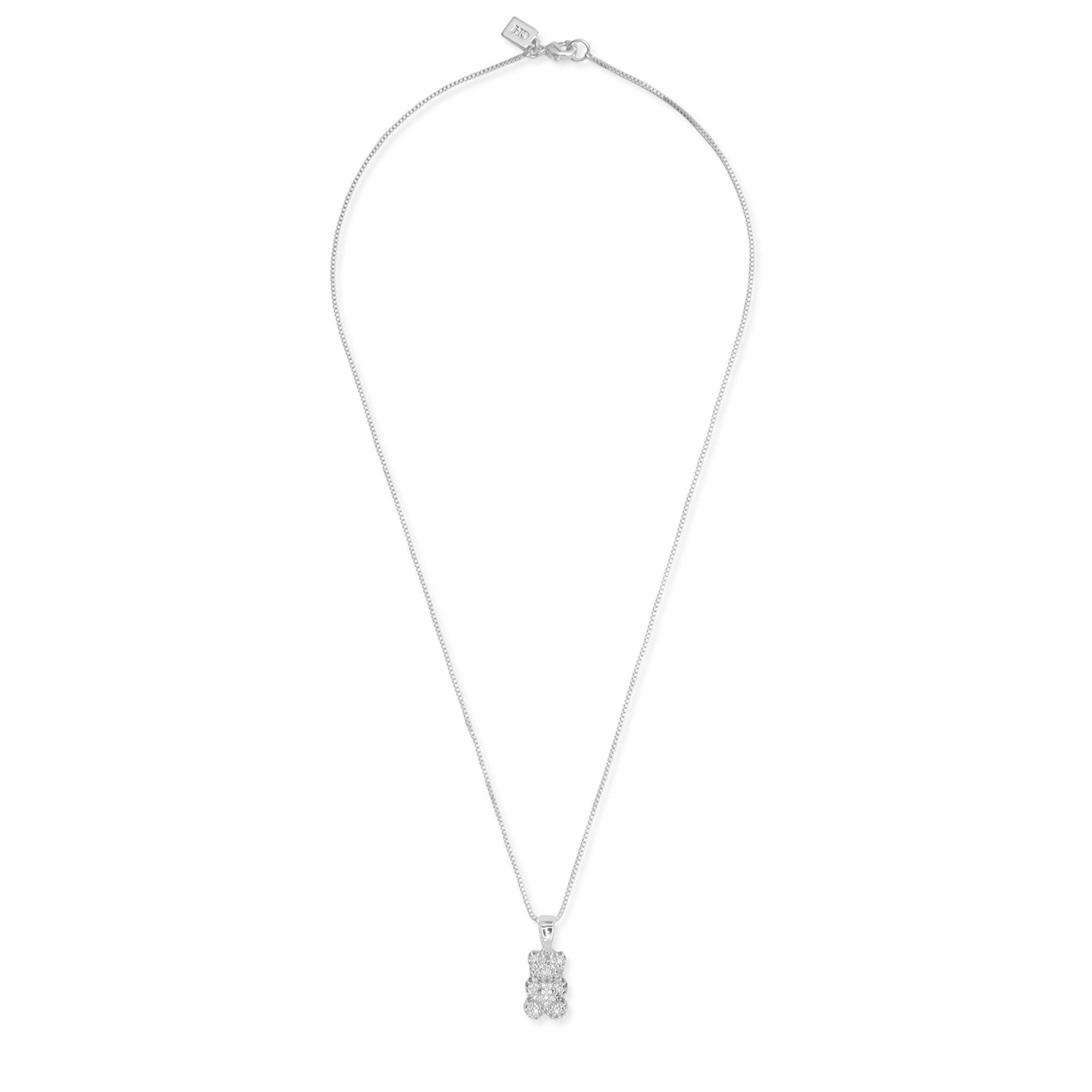 SILVER - Crystal Haze - PAVE NOSTALGIA BEAR NKL 50CM - 1