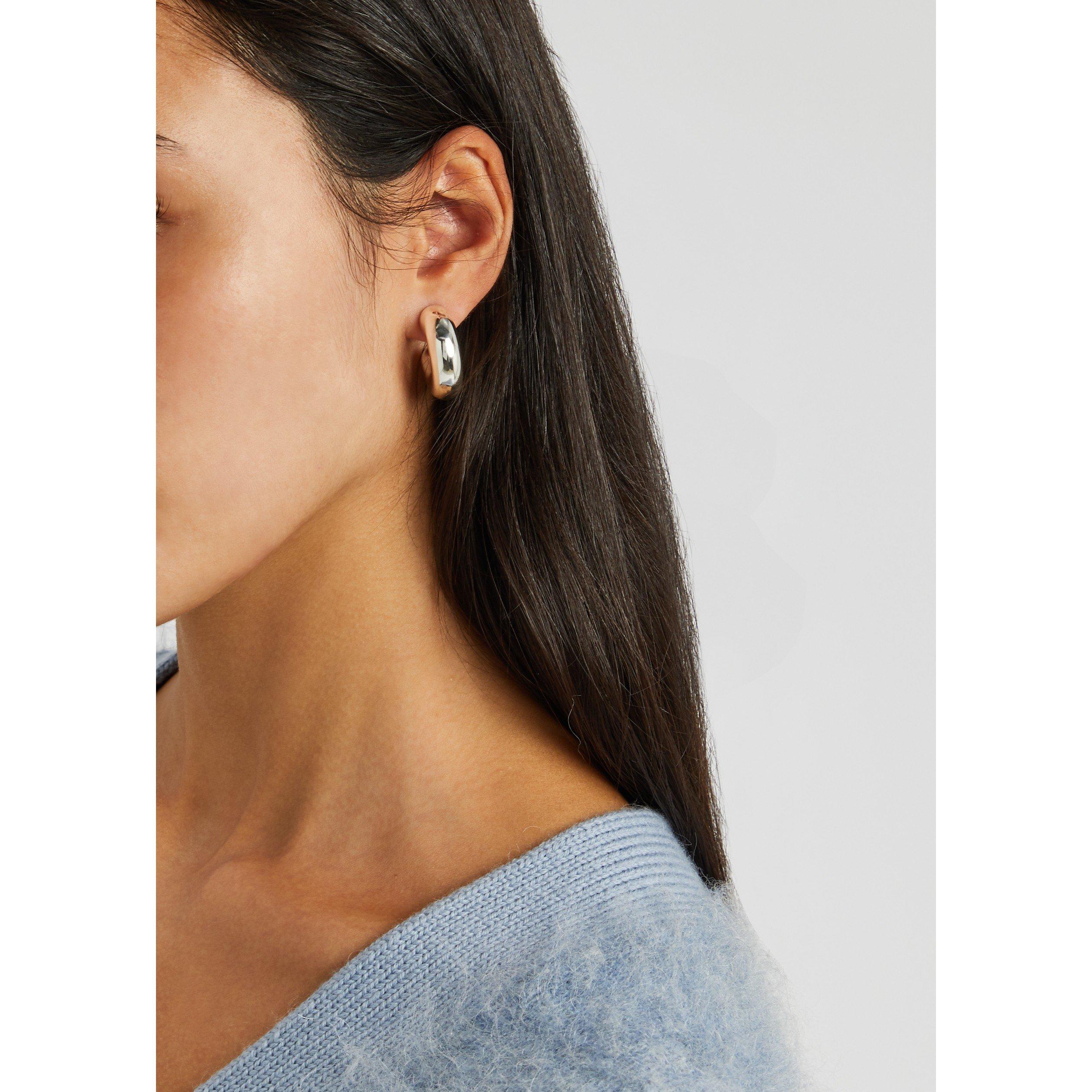 SILVER - Jenny Bird - TOME HOOPS LARGE - 2