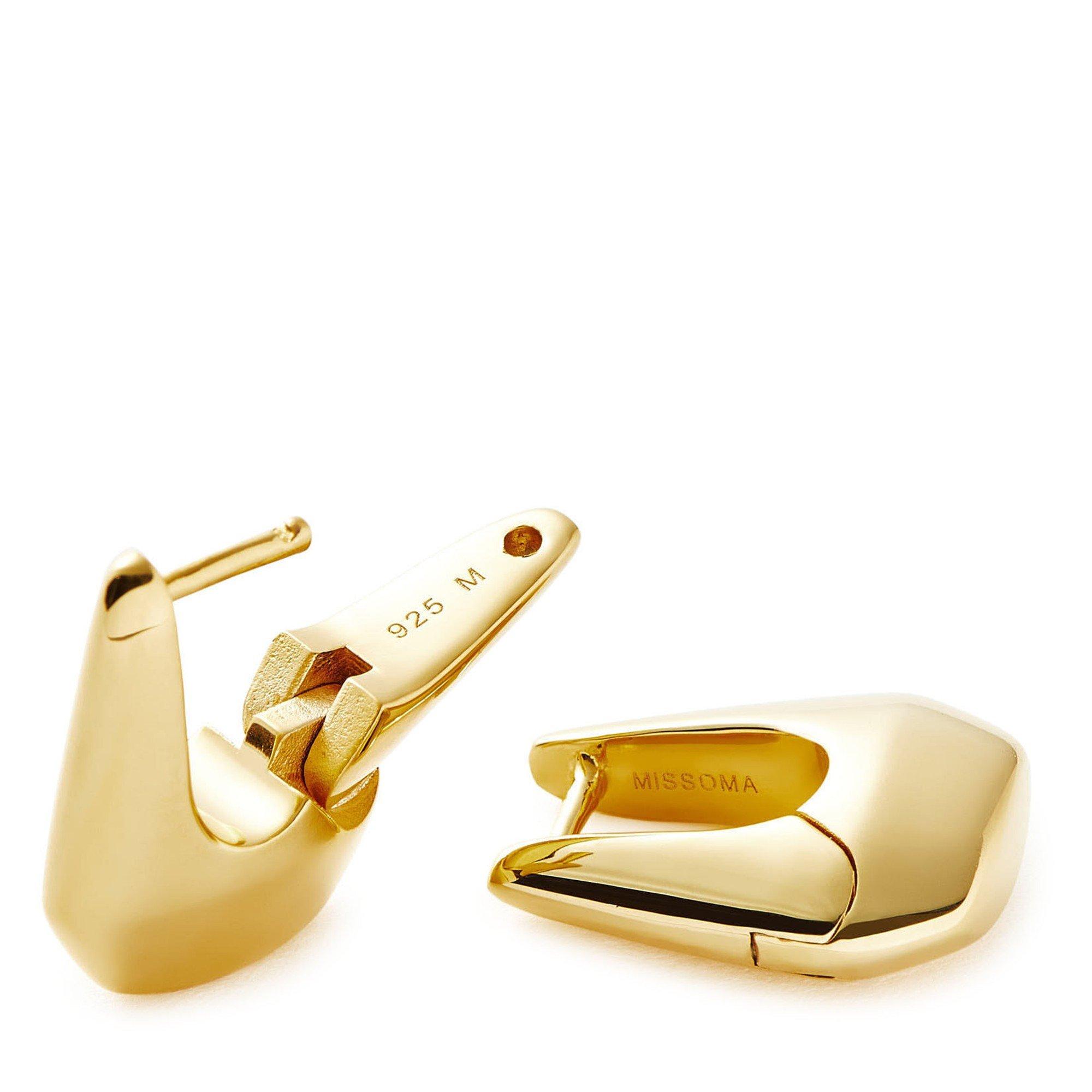 GOLD - Lucy Williams x Missoma - Women's Mini Graduated Gold Hoop Earrings - 2