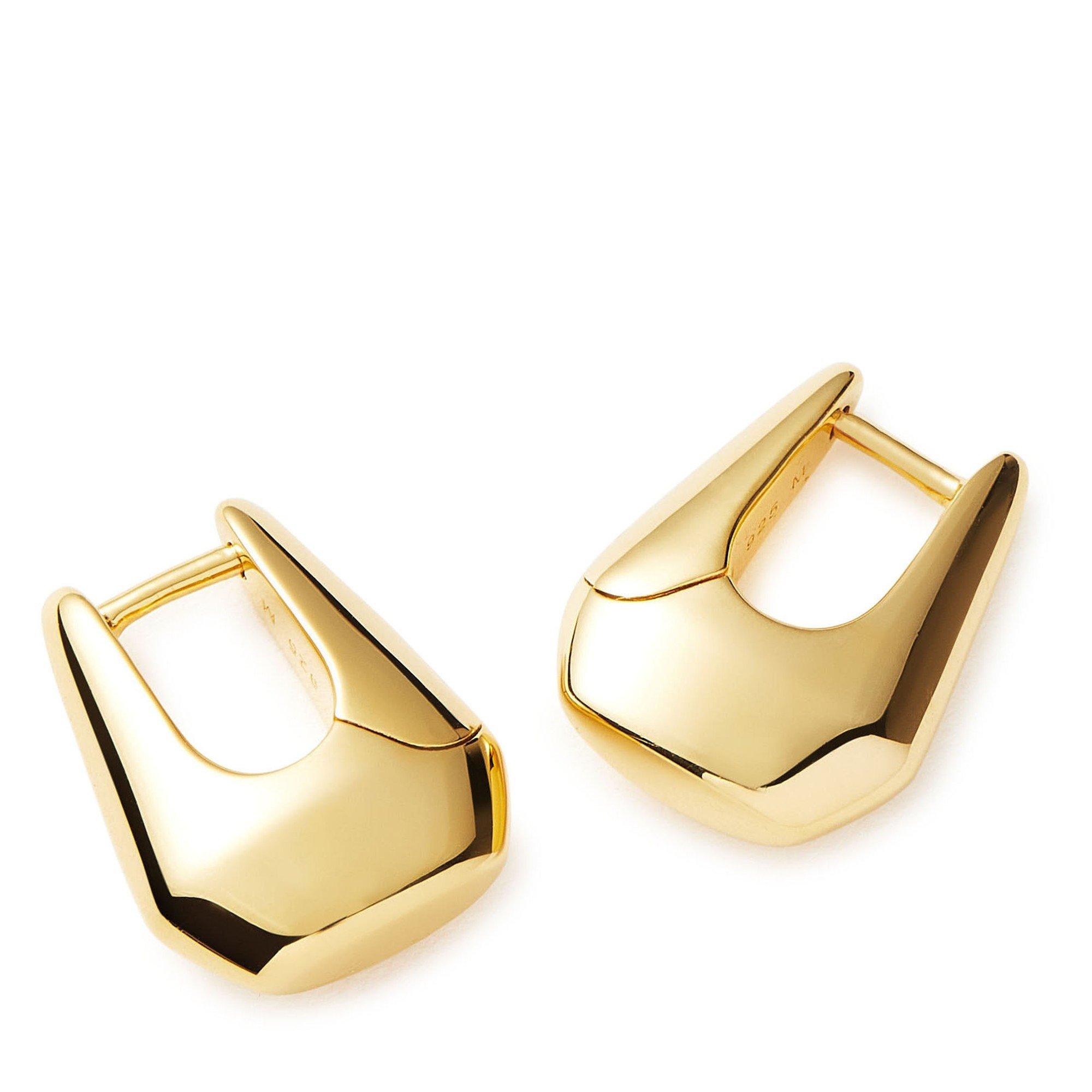 GOLD - Lucy Williams x Missoma - Women's Mini Graduated Gold Hoop Earrings - 6