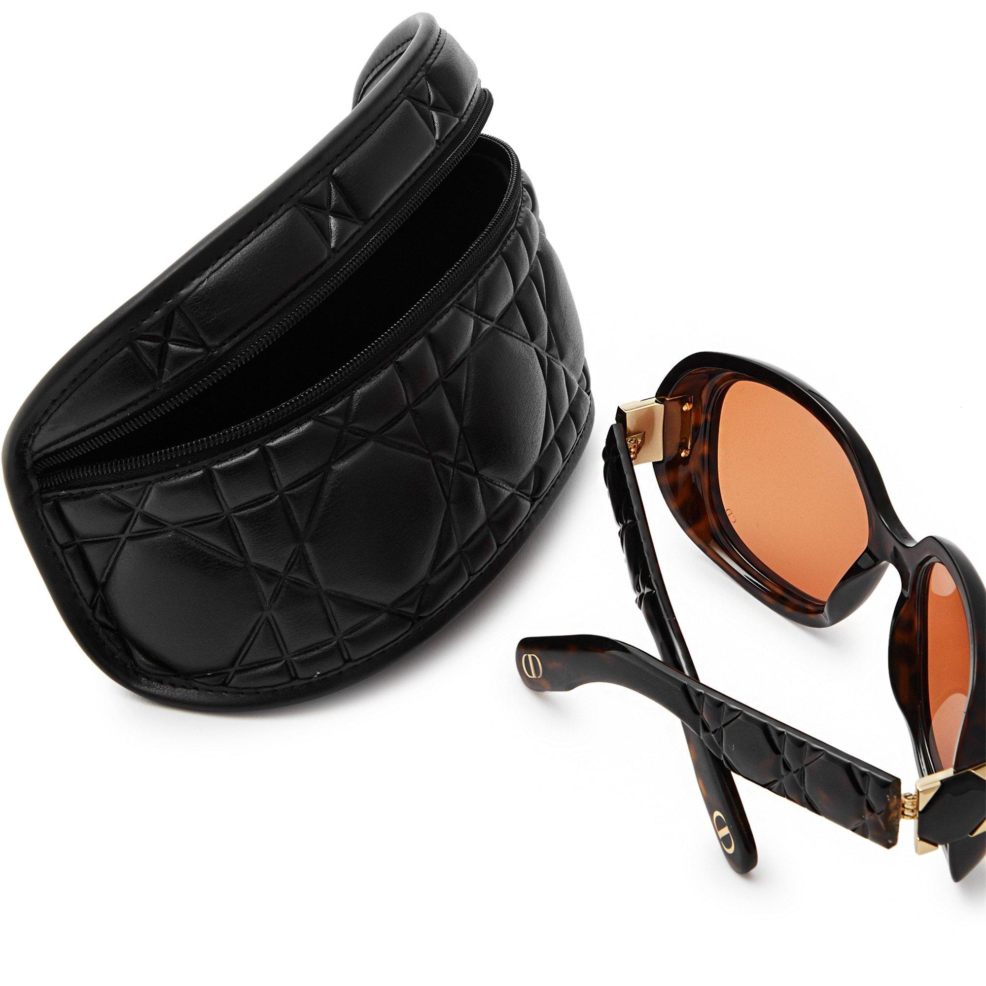 BROWN HAVANA - DIOR - DIOR W OVERSIZED ACETATE SG - 4