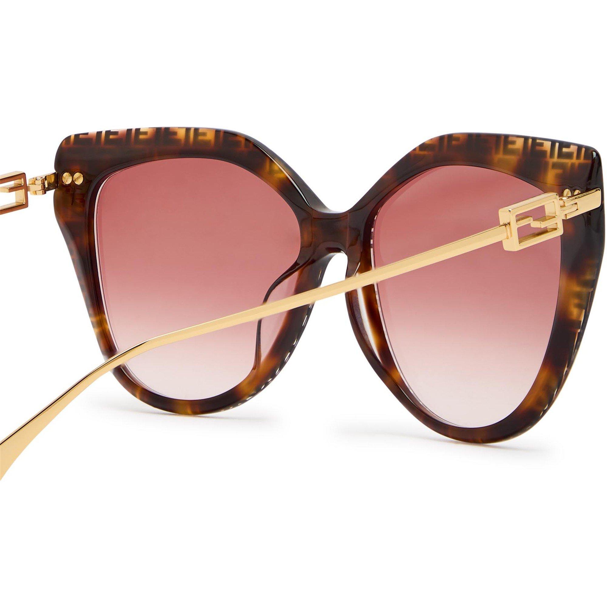 BROWN HAVANA - Fendi - FEN F CATEYE ACETATE SG - 3