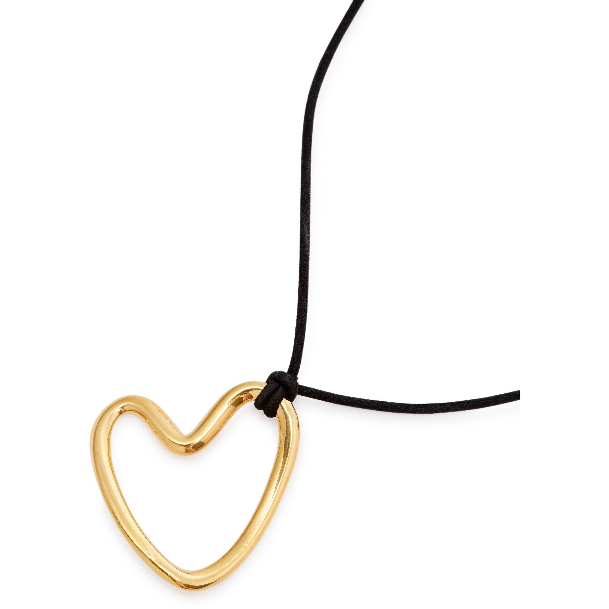 GOLD - AGMES - ALTUN HEART CORD PENDANT - 2