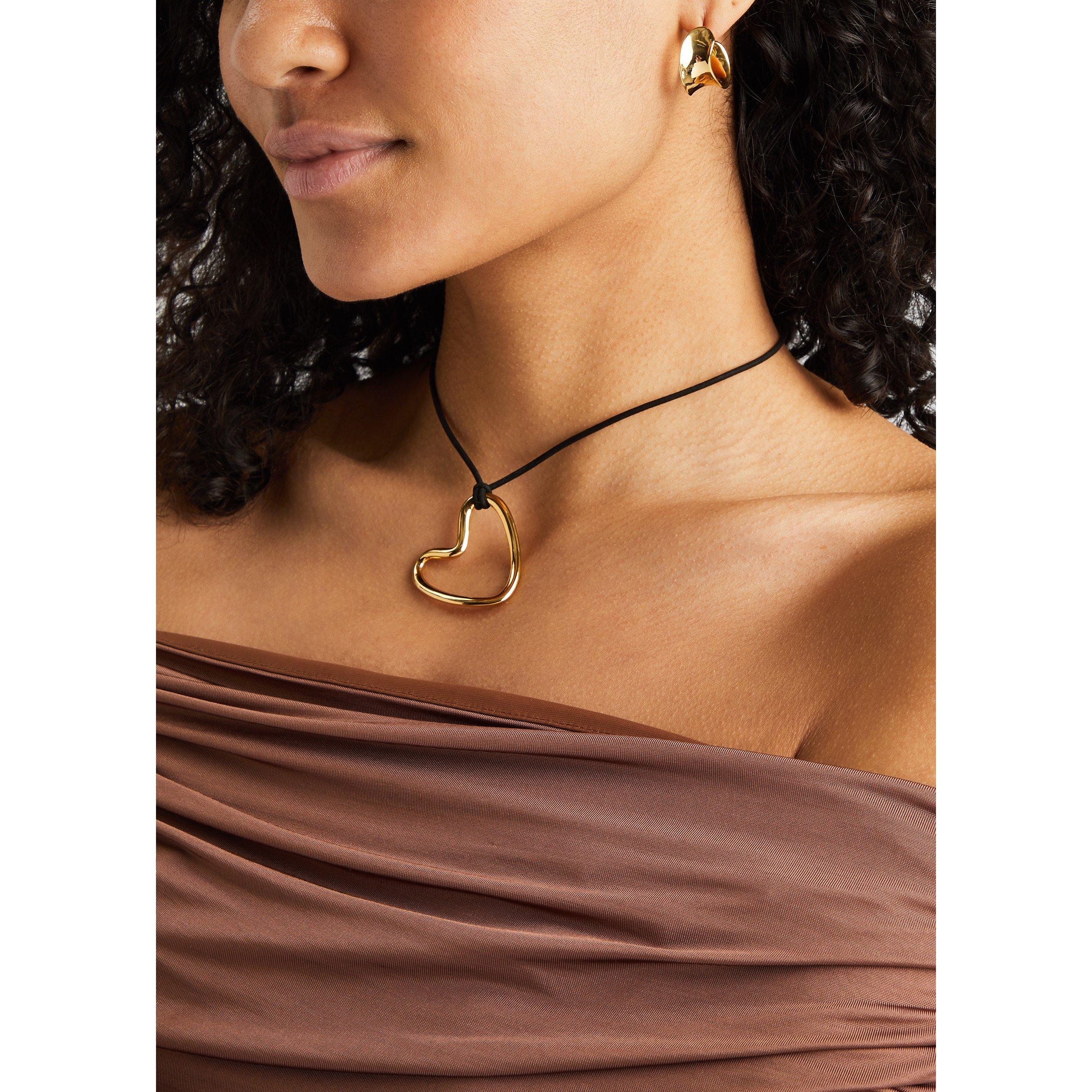 GOLD - AGMES - ALTUN HEART CORD PENDANT - 3