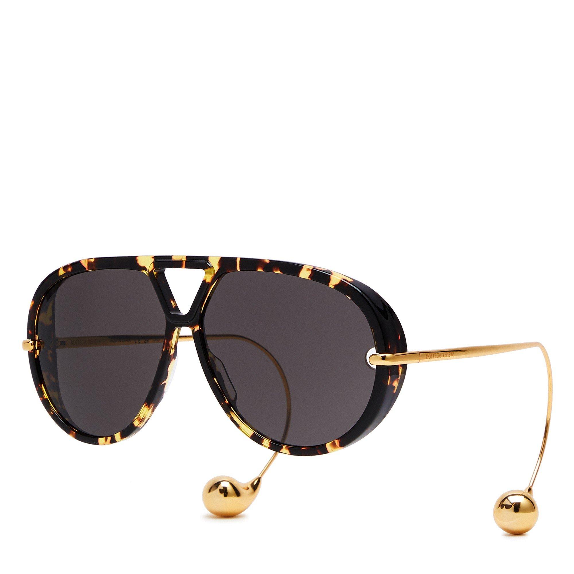 BLACK AND OTHER - Bottega Veneta - BV W ACETATE AVIATOR SG - 1