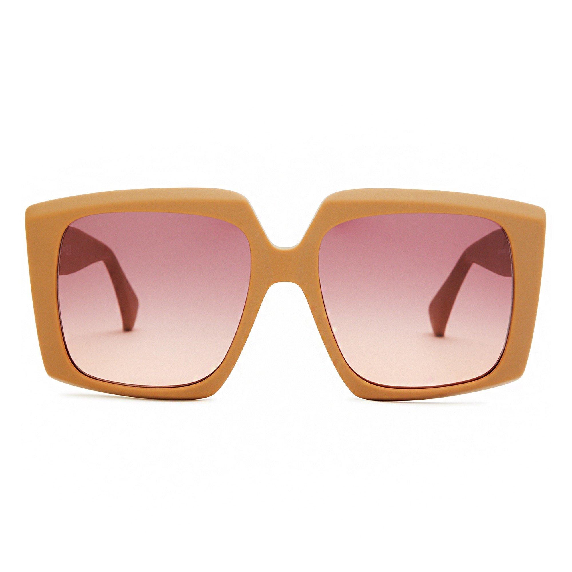 BROWN LIGHT - Max Mara - MM LOGO6 SQUARE ACETATE SG - 2