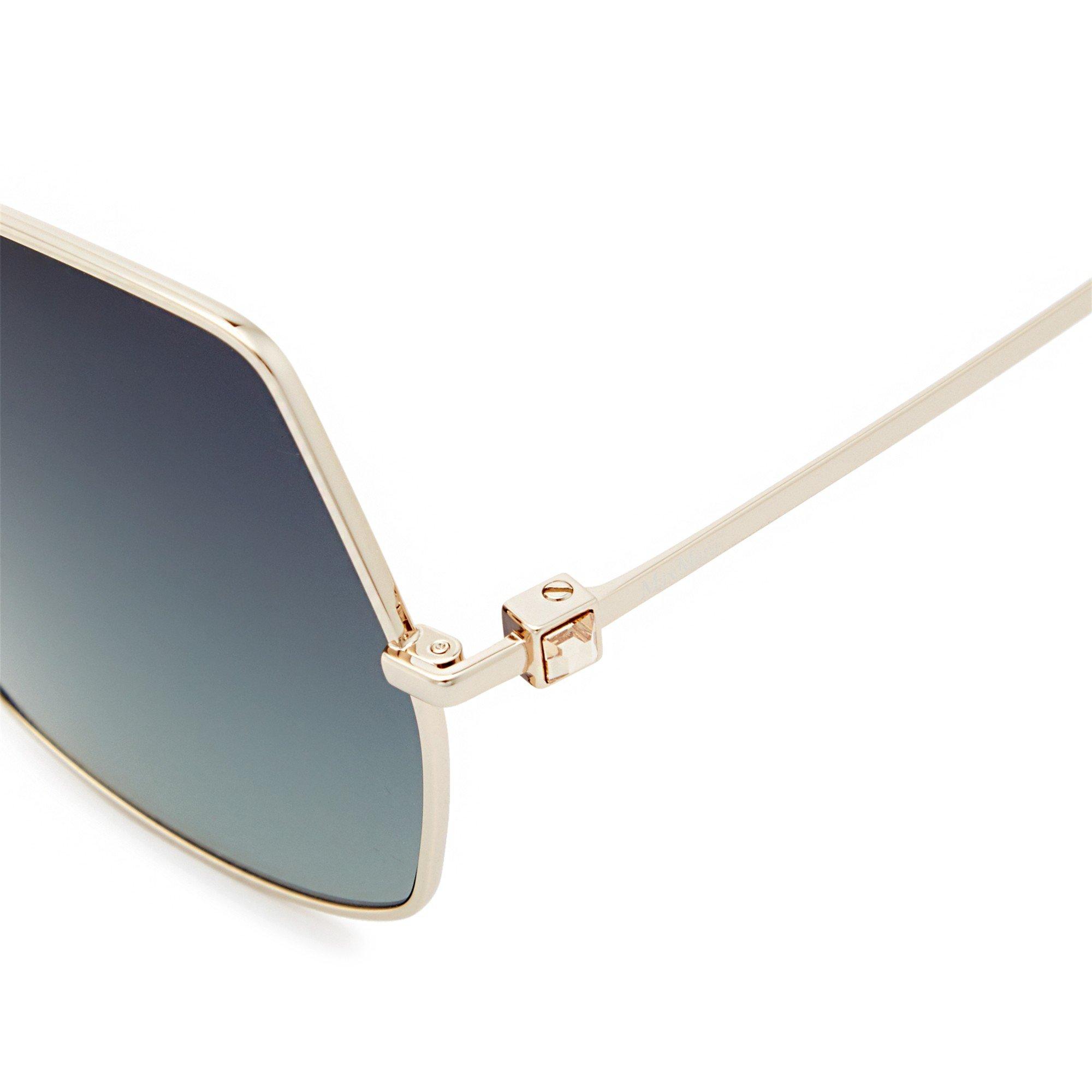 GREEN AND OTHER - Max Mara - MM JEWEL ROUNDED SQ METAL SG - 3