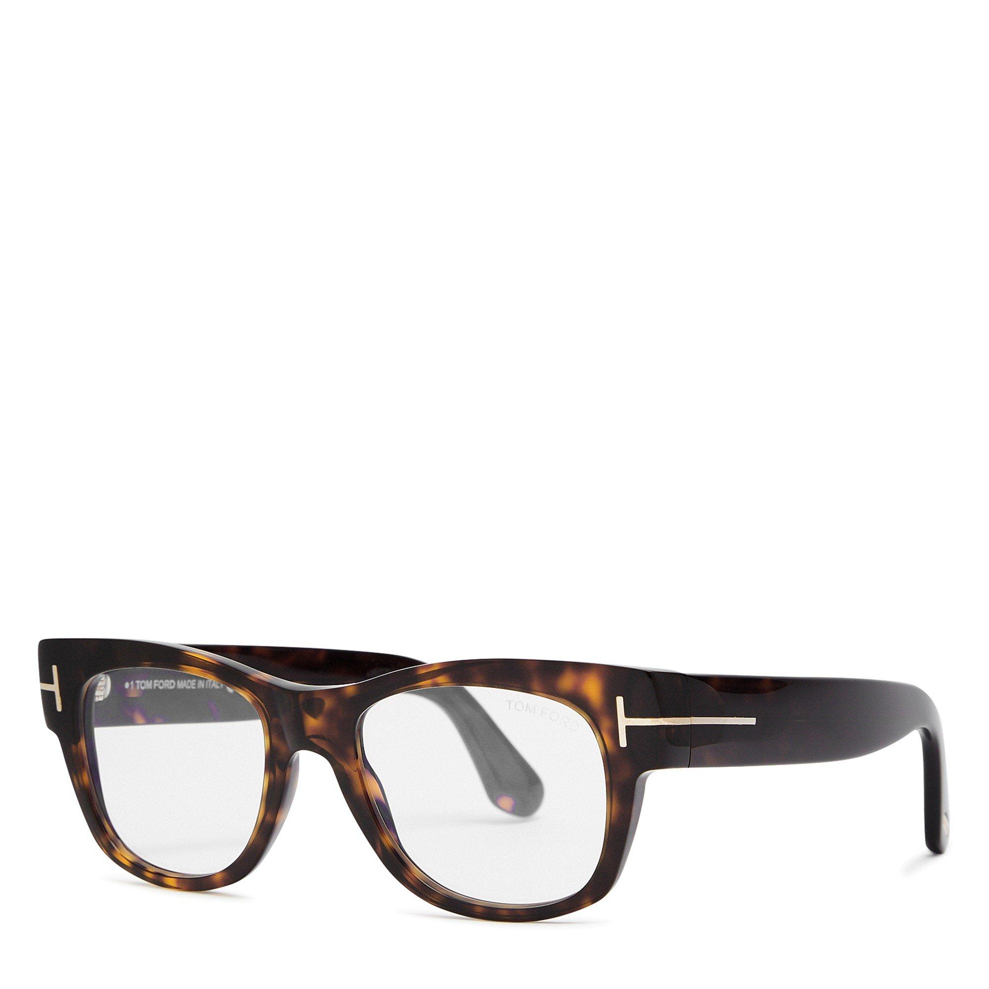 BROWN HAVANA - Tom Ford - TF M SOFT SQUARE EYE OPTICAL G - 1