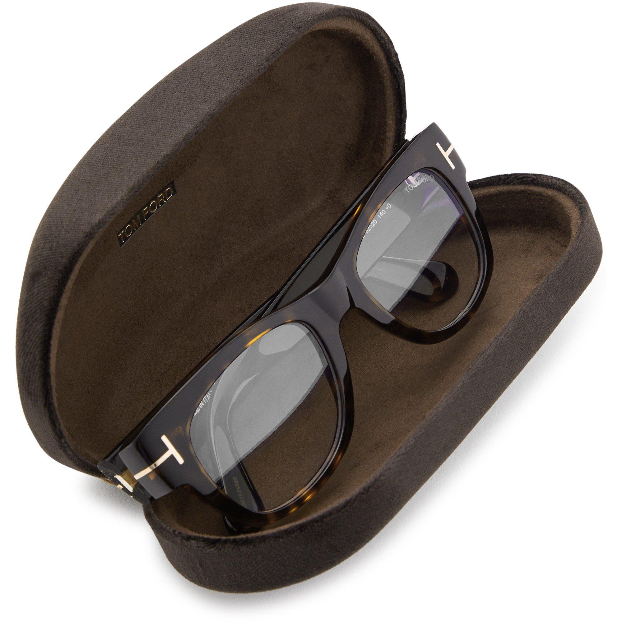 BROWN HAVANA - Tom Ford - TF M SOFT SQUARE EYE OPTICAL G - 4